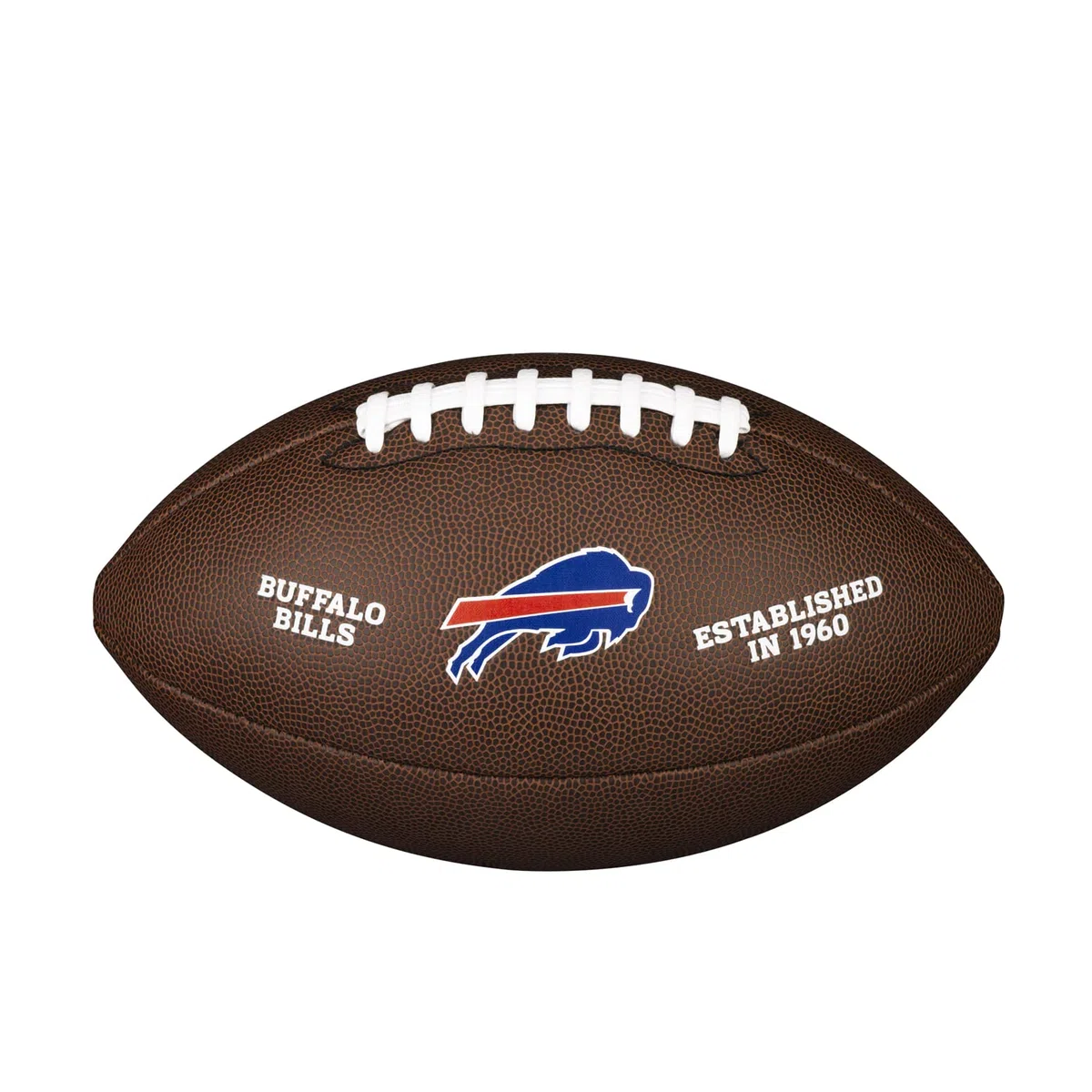 Wilson Ballon de Football Américain NFL Team Logo, Taille Officielle, Cuir Composite