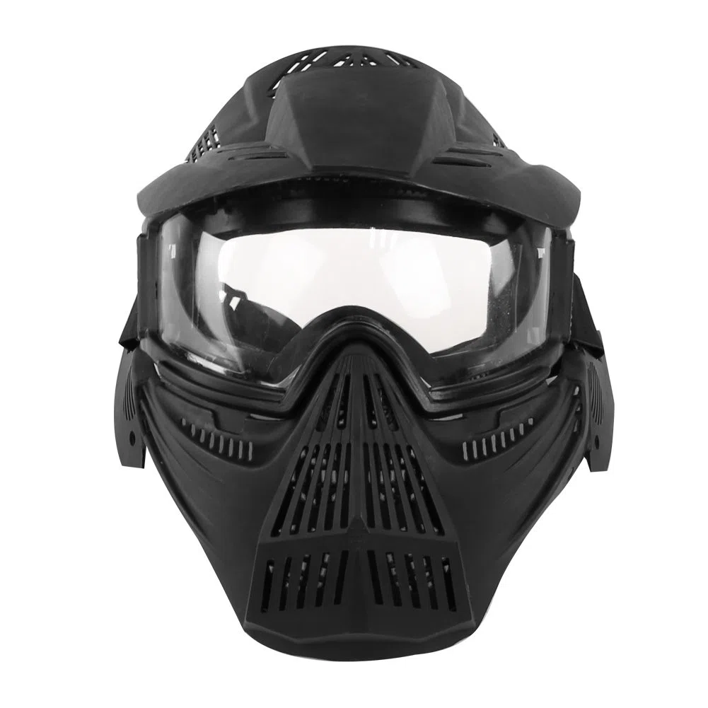 Masque Airsoft Paintball Plein Visage Tactique Effacer Masque de Protection Airsoft Equipement Halloween Costume Accessoires