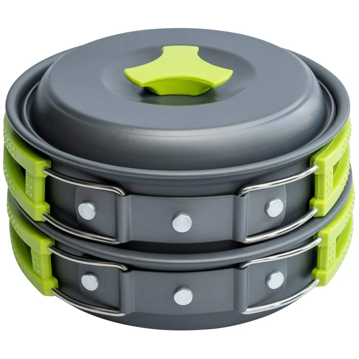 MalloMe Kit de Batterie de Cuisine de Camping pour Équipement de Sac à Dos - Kit de Cuisine de Camping - Réchaud de Camping Portable et Réchaud de Sac à Dos Compatible - Accessoires de Camping