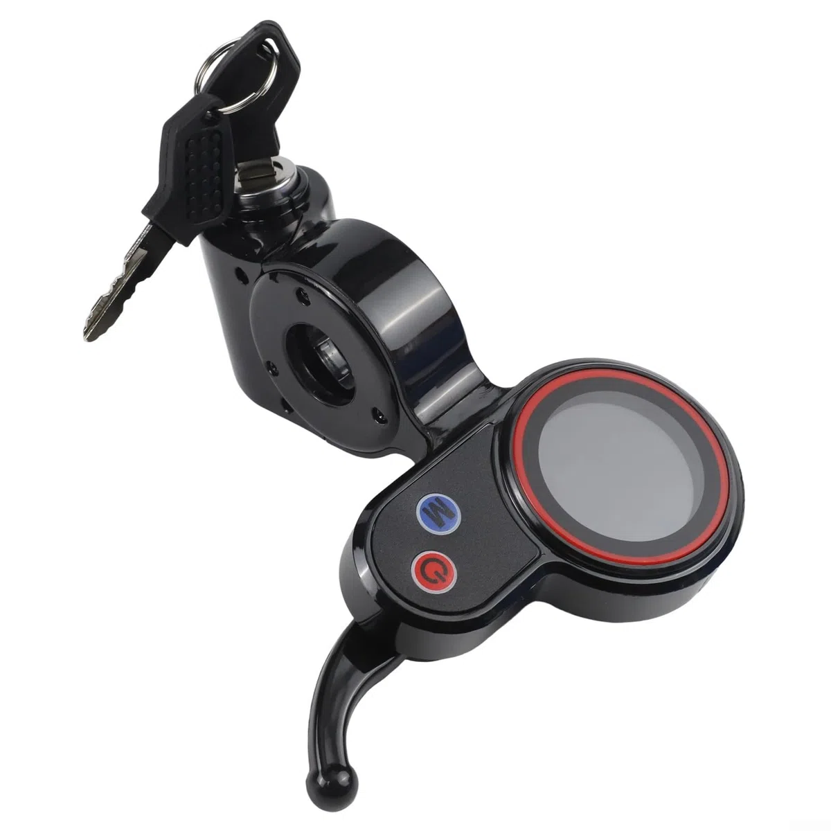 Écran LCD pour scooters Hitway H5 Interface 6 broches conçue pour une vitesse précise du niveau de batterie et des kilomètres parcourus