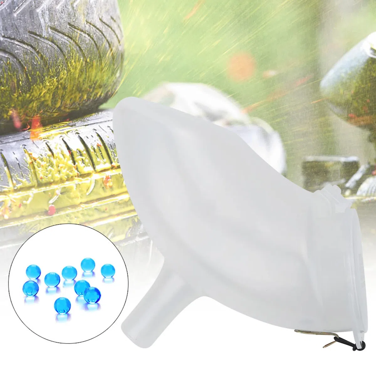 Paintball Hopper - Chargeur De Trémie De Paintball Rond 200, Transparent