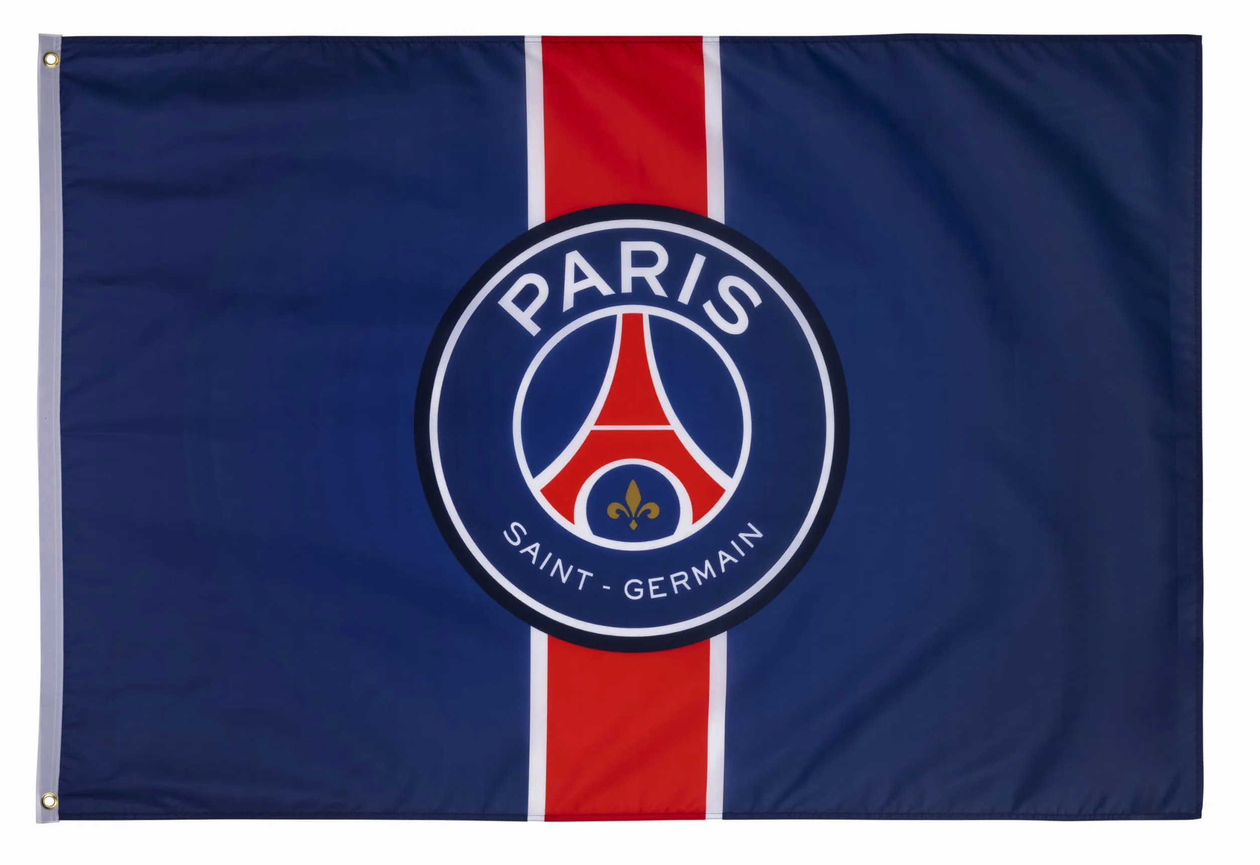 Drapeau PSG - Collection officielle Paris Saint Germain - Football - Taille 100 cm x 150 cm