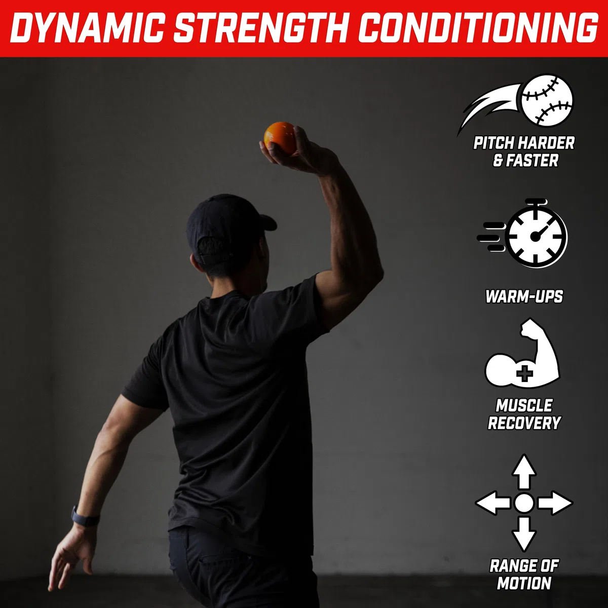 GoSports Plyometric Weighted Balls for Baseball & Softball Training 6 Pack - Variable Weight Balls to Improve Power and Mechanics, Choose Your Set
