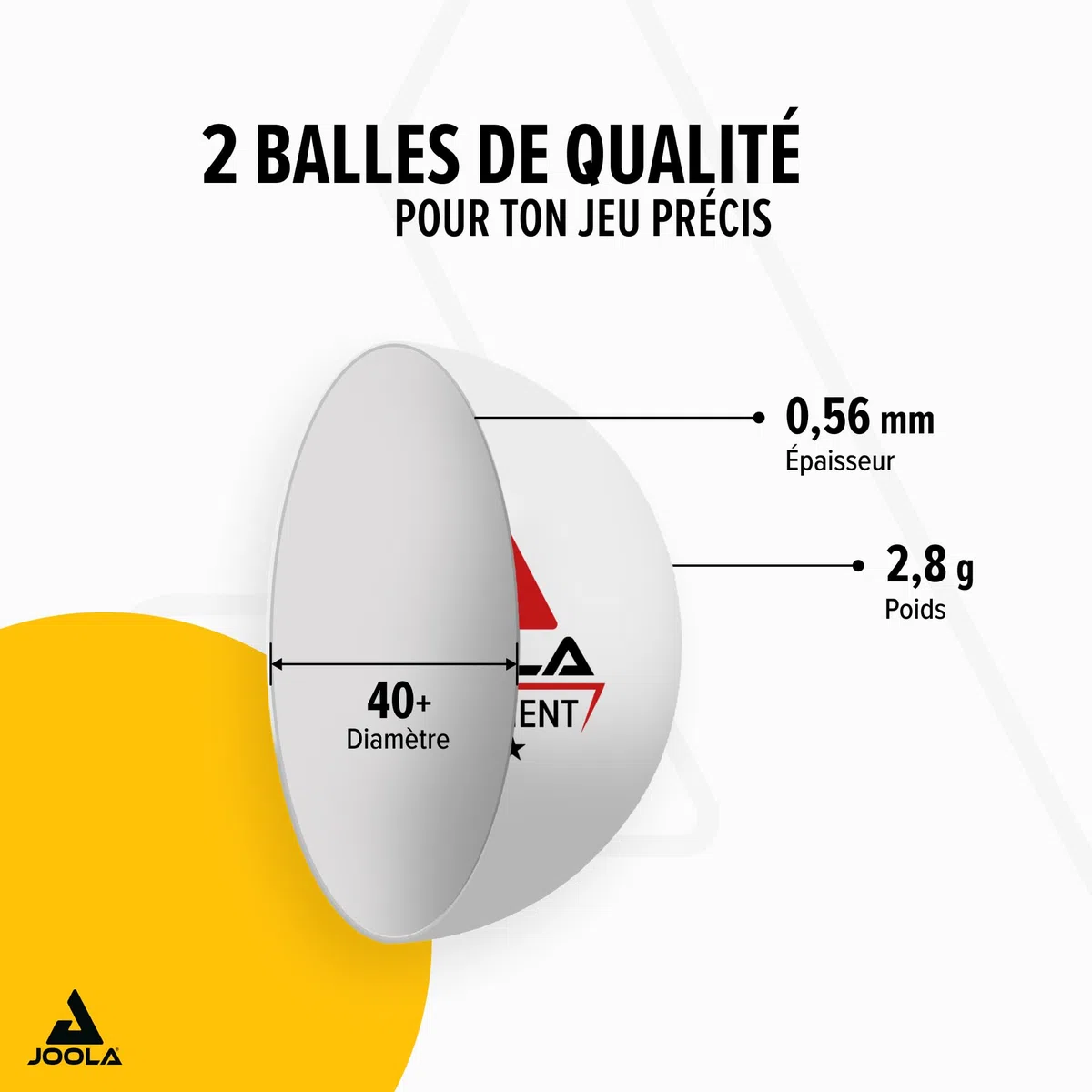 JOOLA ROSSKOPF SMASH Raquette de tennis de table compétition ITTF