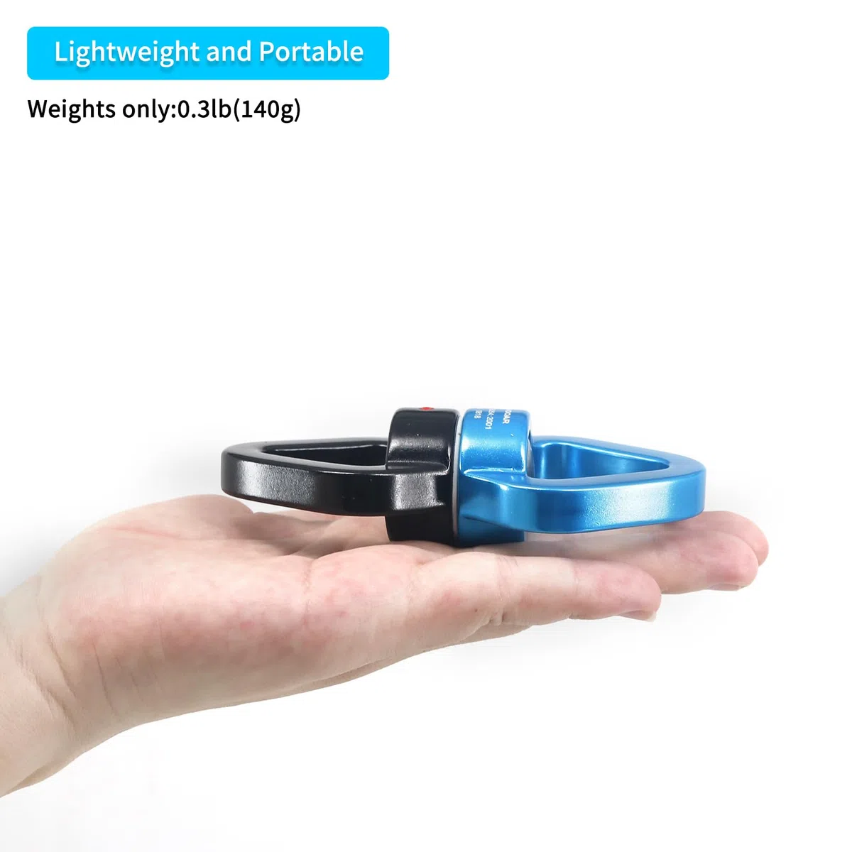 NewDoar Swing Swivel, 30KN Certifié CE Dispositif Pivotant à Micro-rotateur Descendeur Escalade pour La Danse Aérienne, La Balançoire de Yoga, Le Hamac Suspendu, D Escalade, L'arboriste