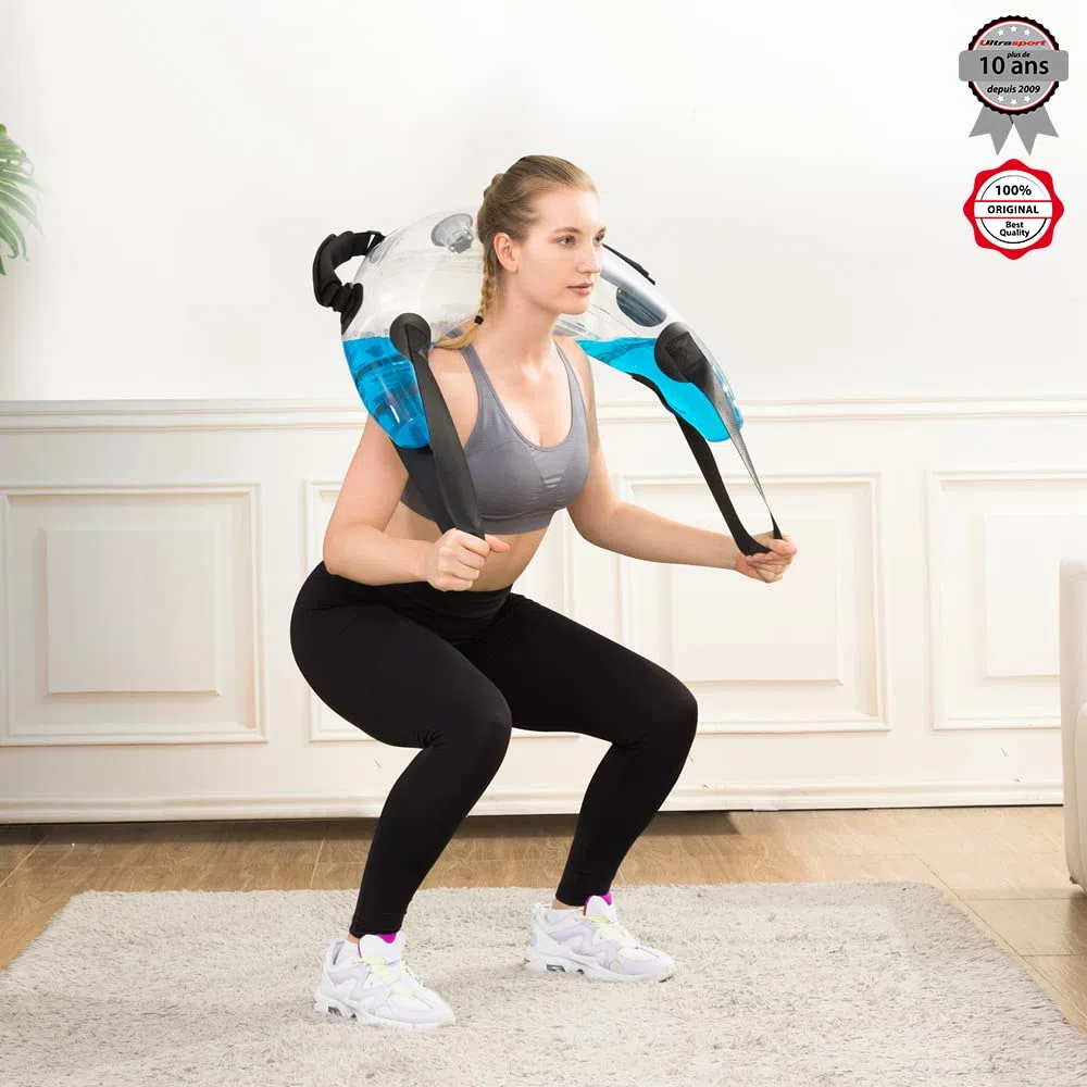 Ultrasport Aqua Fitness Bulgarian Bag Unisex-Adult, Transparente, 75 L x 41 H cm