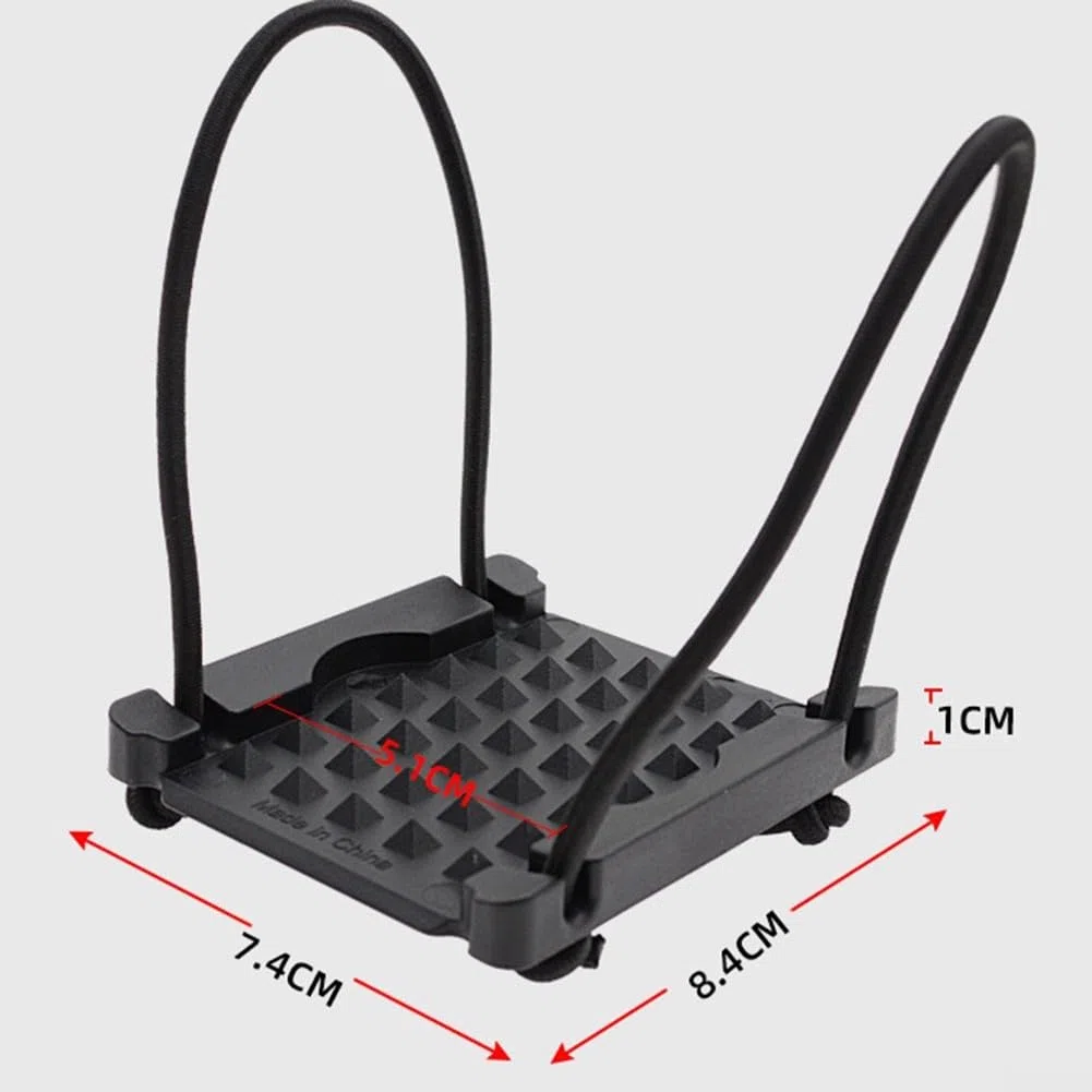 Plaque de fixation de poids de plongée en nylon et fibre de verre pour sangle de 5 cm, support à réglage rapide pour blocs de 1 à 2 kg, accessoire de système de harnais (noir)