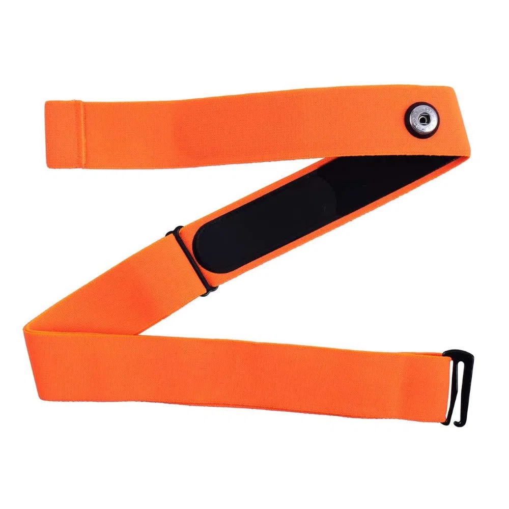 1neiSmartech Bande élastique réglable pour cardio-fréquencemètre Garmin polaire Wahoo Bryton Bracelet en tissu haut de gamme en nylon et spandex avec fixation capteurs de distance 45 mm