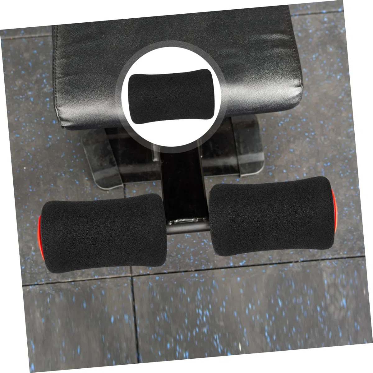 Mipcase 8pièces Housse De Protection Mousse pour Équipement De Gym Accessoires De Remplacement pour Machines De Musculation Bancs Coussin Confortable Pratique pour Exercices Abdominaux