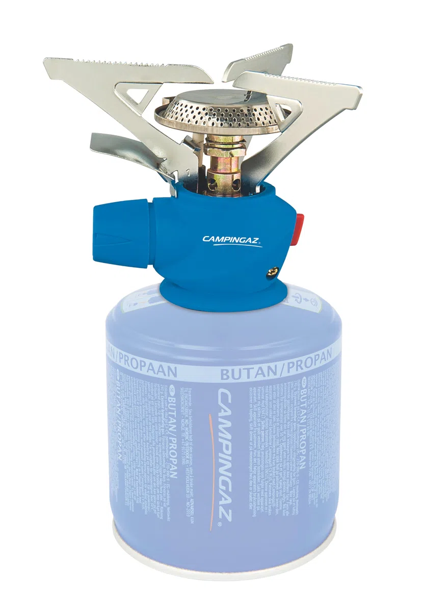 Campingaz Twister Plus PZ, Cuisinière à Gaz pour le Camping ou les Festivals, Manipulation Facile, Taille Unique, Bleu
