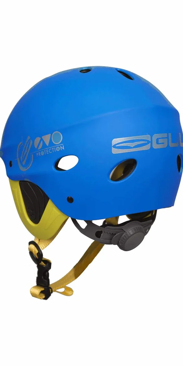 GUL Evo Watersports Casque de Kayak de Kitesurf Windsurf et Dériveur - Bleu Fluro Yellow - Unisexe
