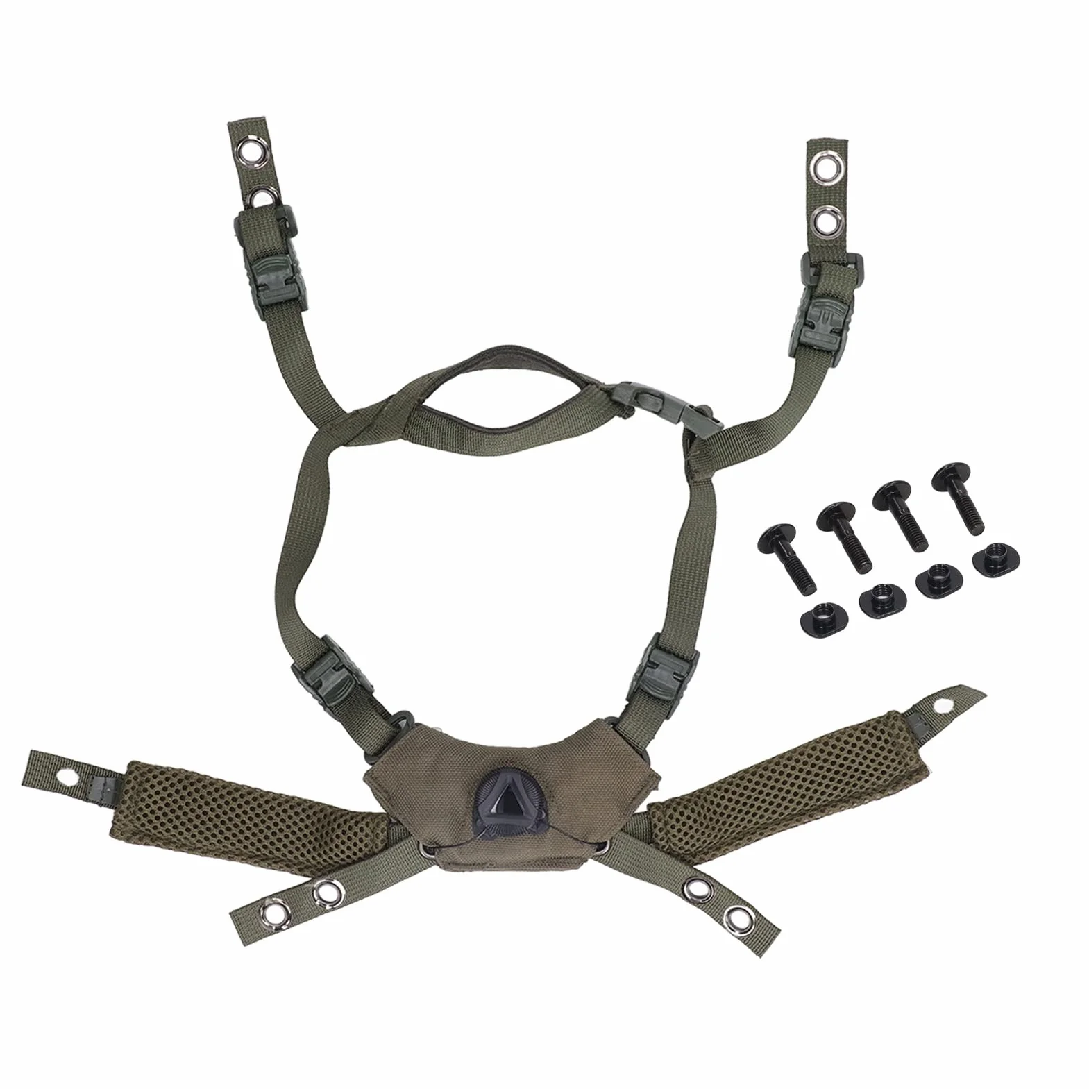 Dragonne du casque, système de suspension réglable avec 4 vis et 4 écrous pour Fast/MICH/Wendy Accessoire pour casque