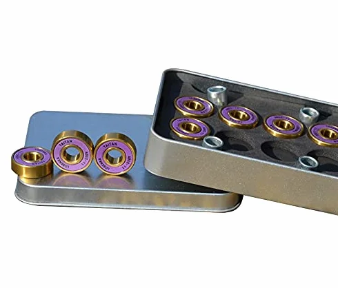 Roulements ABEC 11 de haute précision. Fabriqué en acier chromé (entièrement en acier chromé) pour skateboard, longboard, patin, skateboard, scooter, scooter, skateboard, surfskate, cruiser, Penny