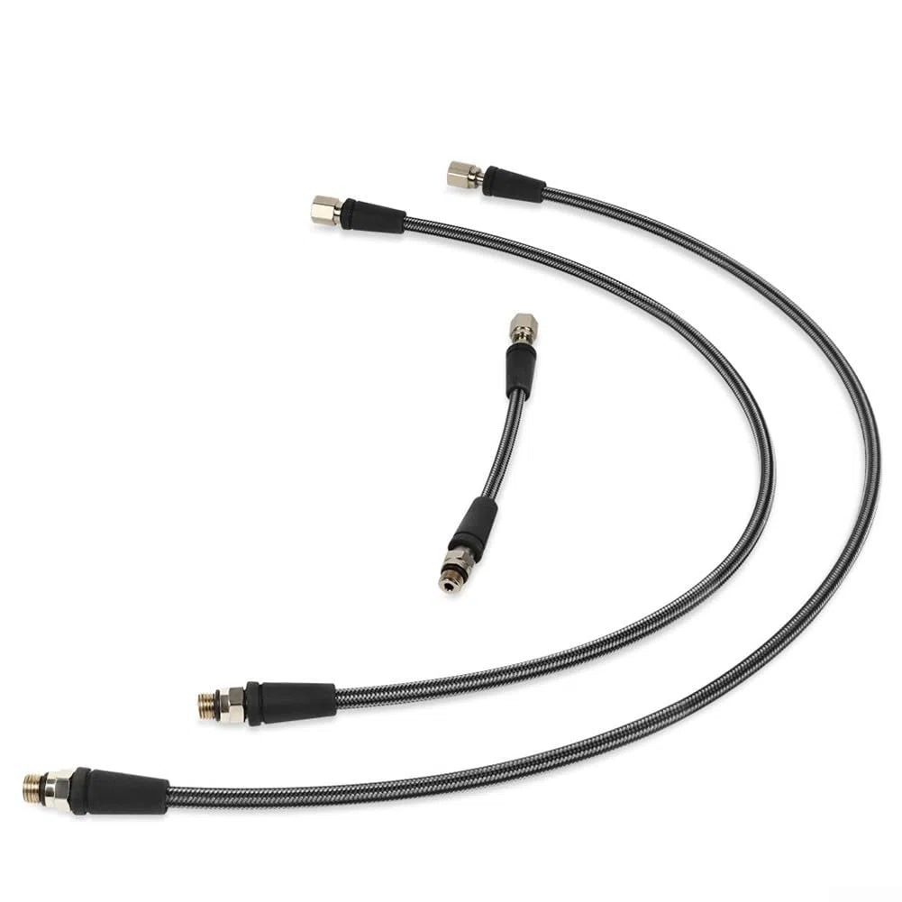 Tuyau flexible haute pression pour régulateur de plongée sous-marine, construction en fibre de carbone tressée avec connexion 7/16 20UNF pour surveillance de la pression en eau profonde (15 cm)