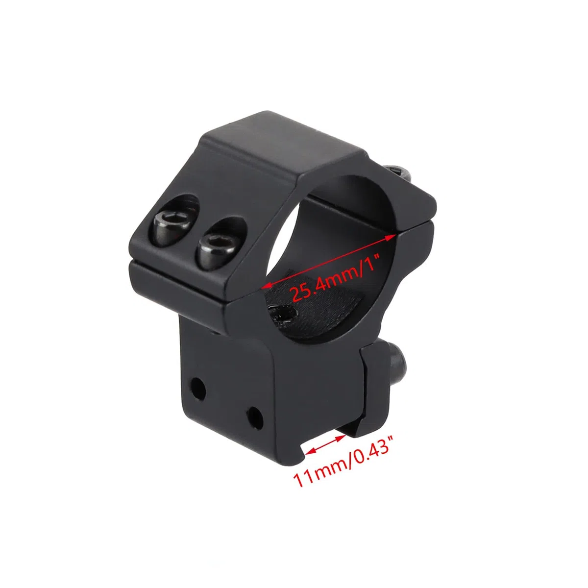 Profile Bas Anneaux Scope - 25.4mm