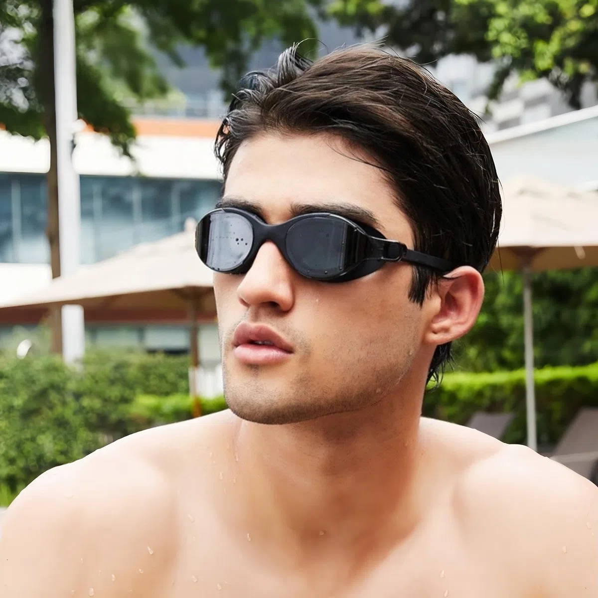 Lunettes de natation optiques avec correction visuelle | Dioptrie : de -0 à -6,0 | Anti-buée | Protection UV | Ajustement parfait | Avec boîte solide