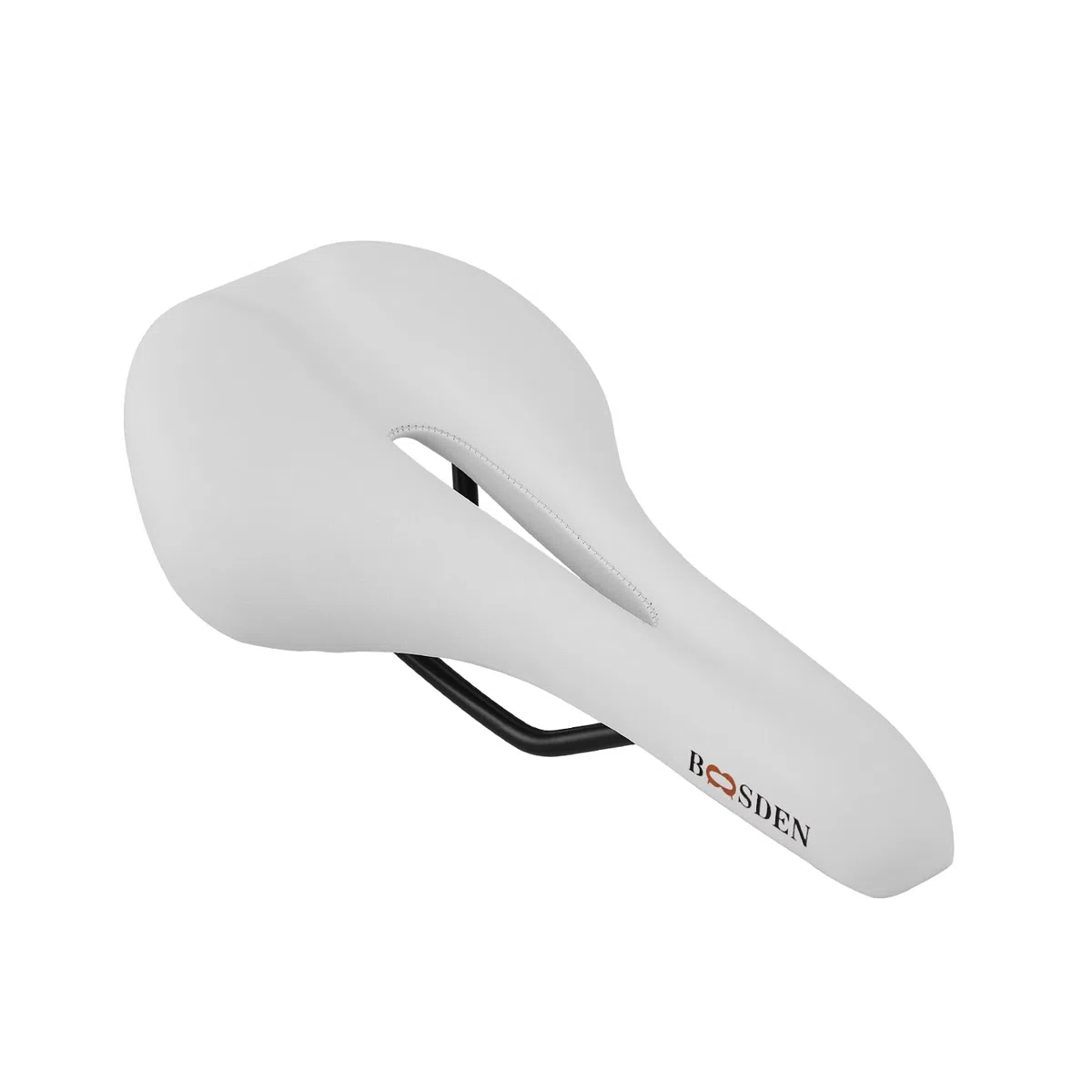 BOOSDEN Selle VTT, Selle Velo Confortable, Selle de Vélo, Selle Confortable pour Hommes et Femmes, Selle Vélo pour Vélo de Montagne/VTT/Vélos/Vélos Pliants, Marron,Blanche, Noir