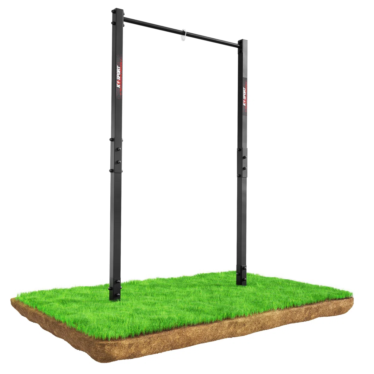 K-Sport: Barre de traction stationnaire d'extérieur I Station de musculation résistante aux intempéries avec barre de traction I Tour de traction pour entraînement musculaire, eBook inclus