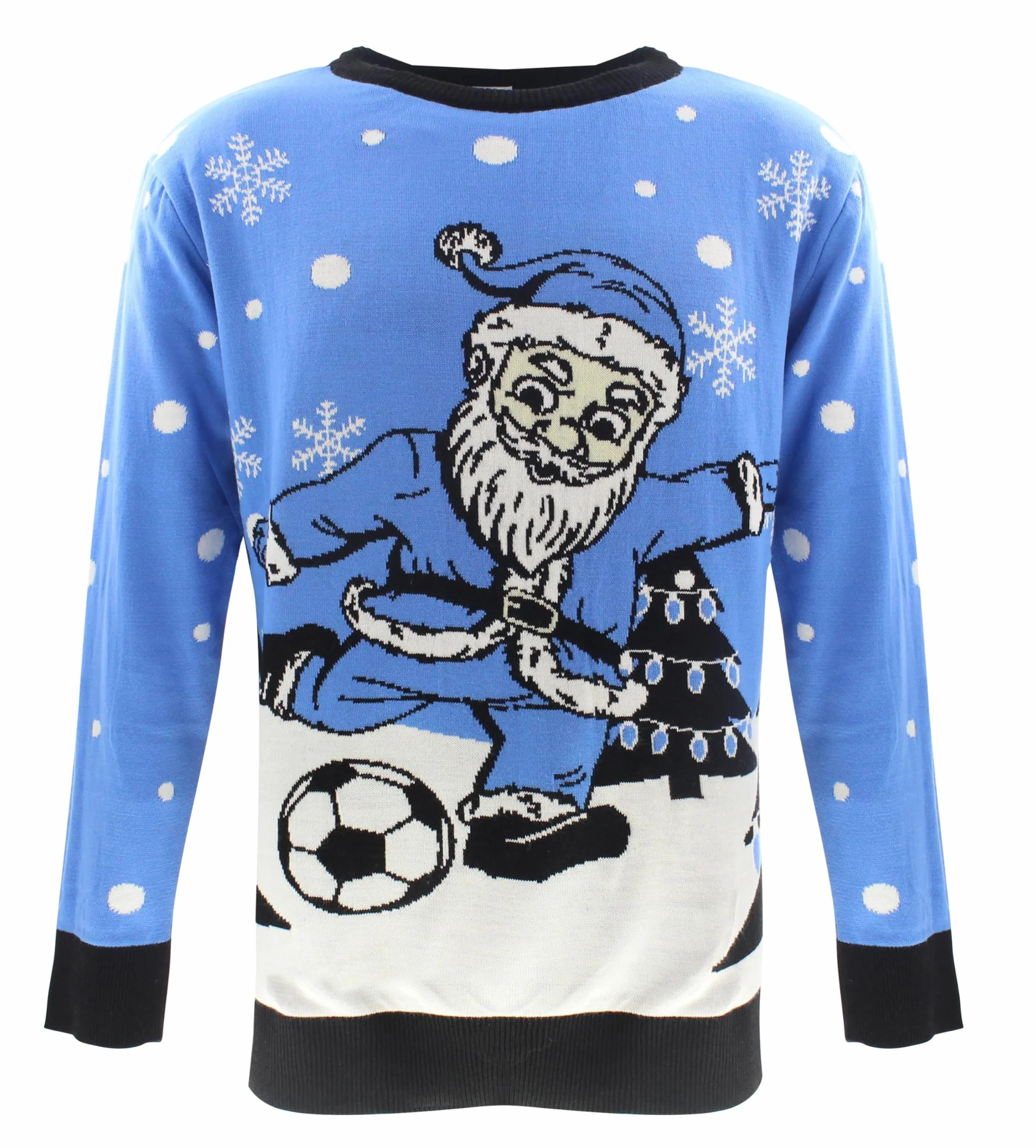 OLYMPIQUE DE MARSEILLE Pull de Noël Om - Collection Officielle Homme