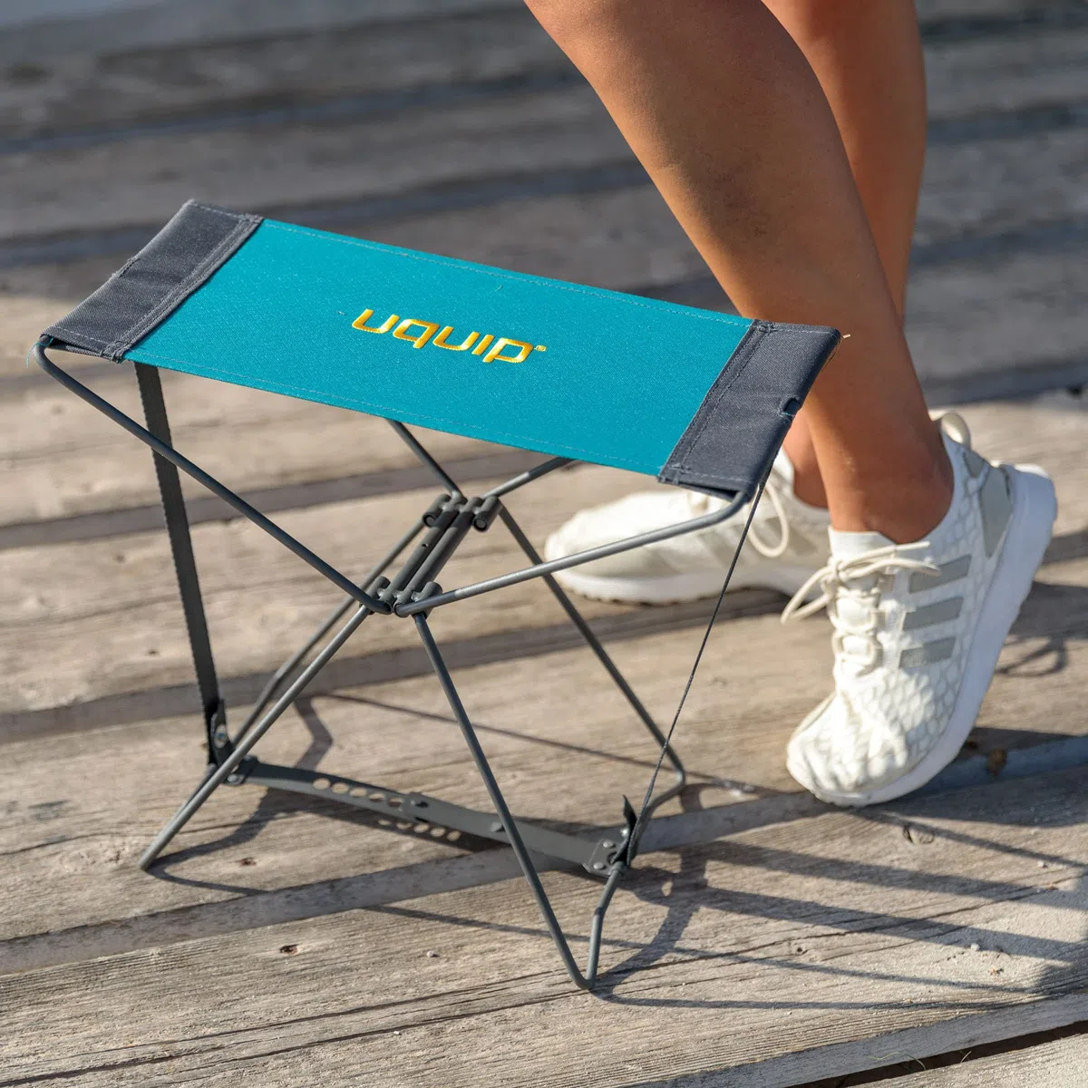 Uquip Fancy - Tabouret Pliant - Compact et Léger - Capacité de Charge 100 kg