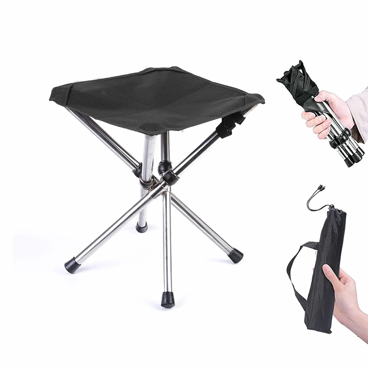 ge Tabouret Pliant Ultra léger pour Camping, Concerts, pêche, randonnée