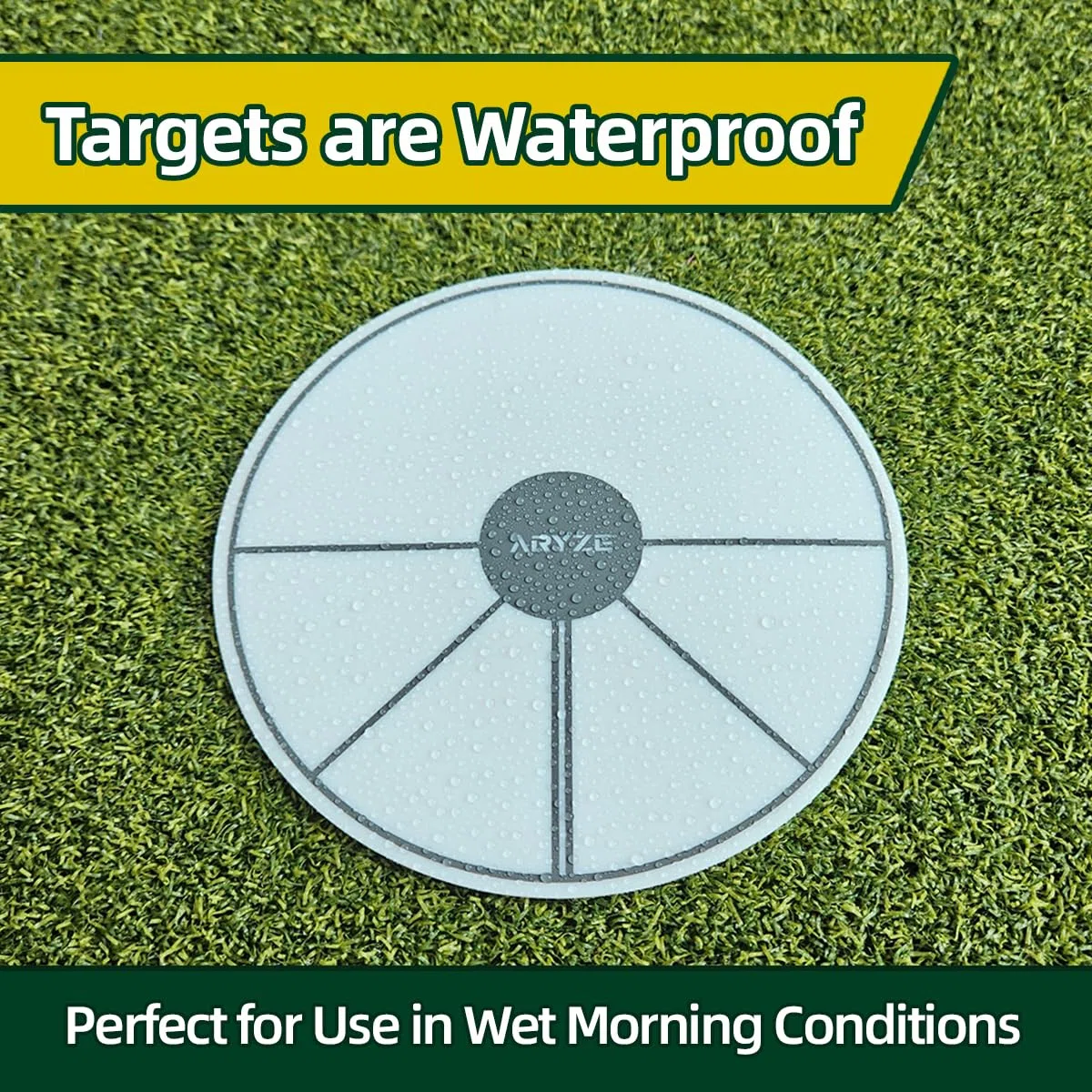 Putt Target Ghost Hole Training Aid for Putting and Chipping Practice. Taille Officielle Disque Plat de Golf pour intérieur ou extérieur. Accessoires de Golf Parfaits pour Tous Les golfeurs. Lot de 4