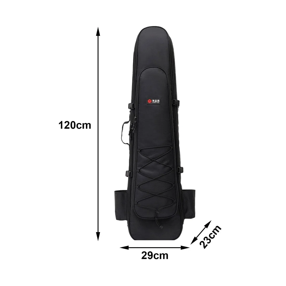 Sac à Palmes Longues Sac à Palmes de plongée Sac à Dos de Protection léger avec Fermeture à glissière Sac de plongée pour la pêche Sports Nautiques