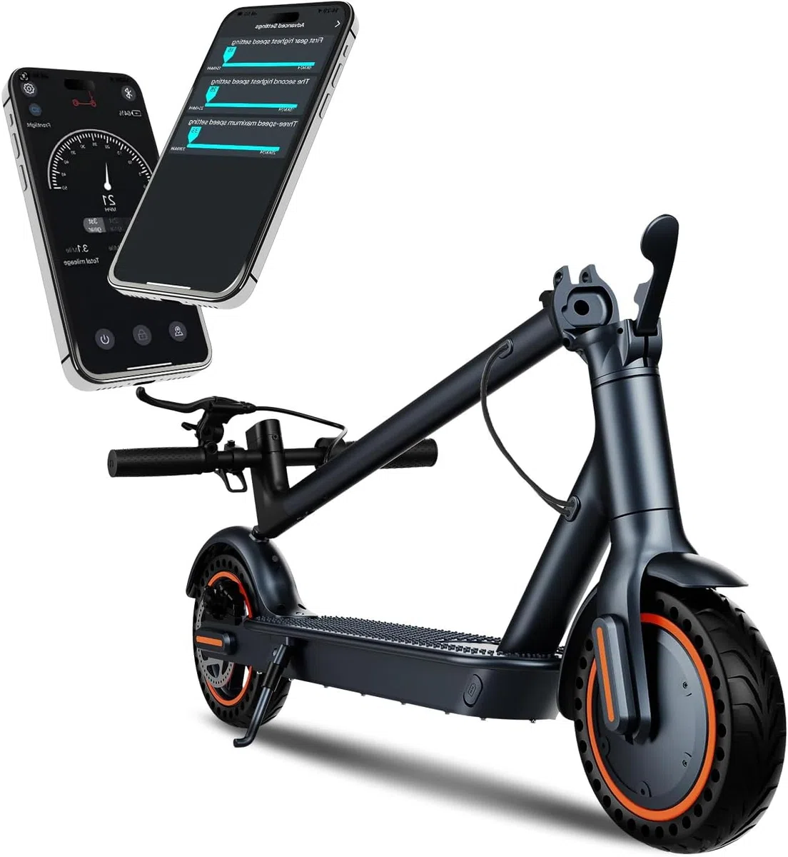 Trottinette Électrique Adulte, Moteur 350W*2, Vitesse Max 25 km/h,Pneus Anti-Crevaison 8.5/10 Pouces,Batterie 36V 7.8/10.4/13AH, Double Frein, Compatible avec App,Charge Max 120KG