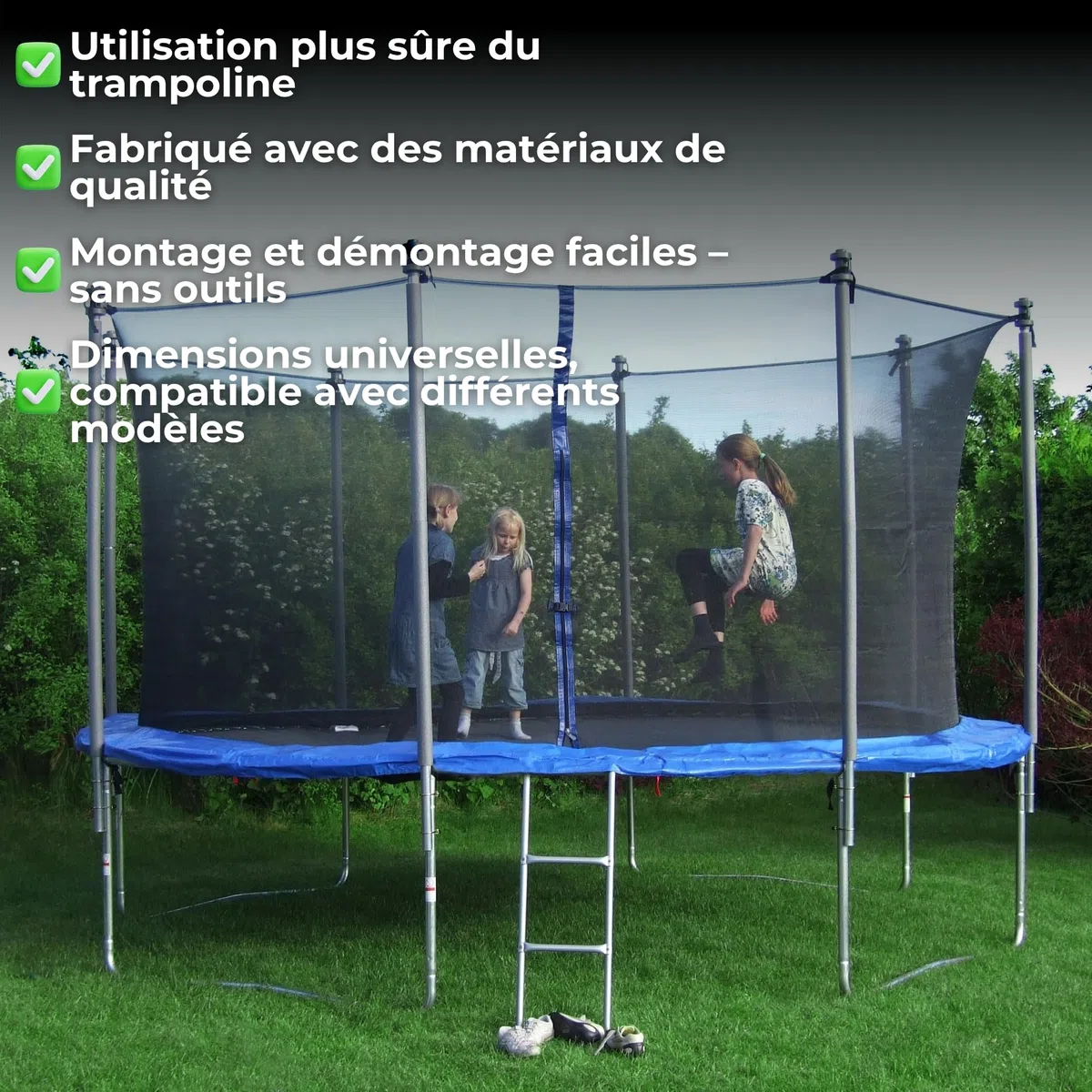 SPRINGOS Couvercle de Ressort Coussin de Bord Couvercle de Bord Bordure pièce de Rechange matériau du Trampoline PVC/PE