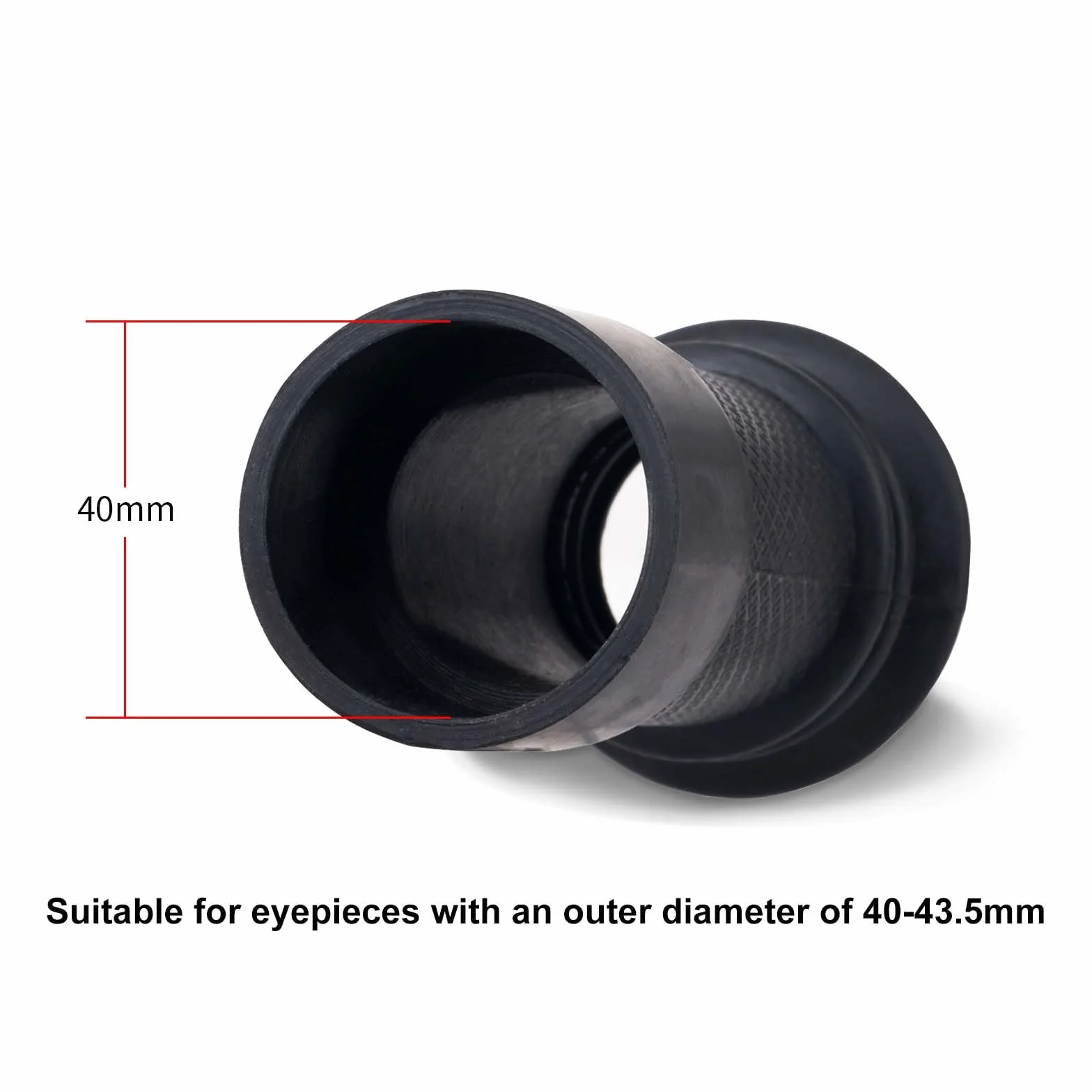 télescope oculaire Espion Airsoft Couvre il en Caoutchouc Prolongateur de recul 40-43.5mm Flexible d'illeton Visière Antichoc Lunette de visée pour la Chasse
