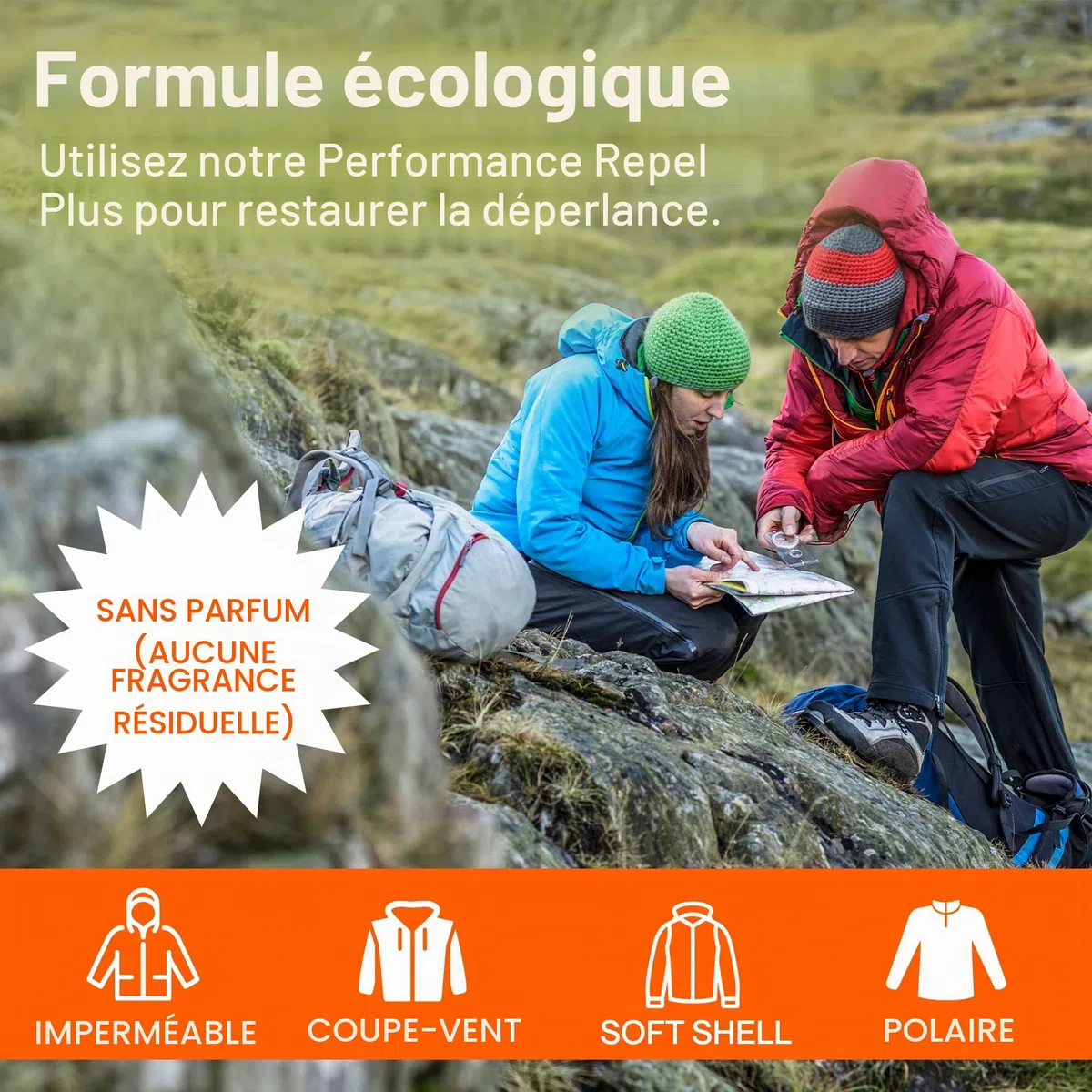 Grangers Performance Repel Plus | 500ml | Powerful Spray-on waterproofer for Outdoor Clothing