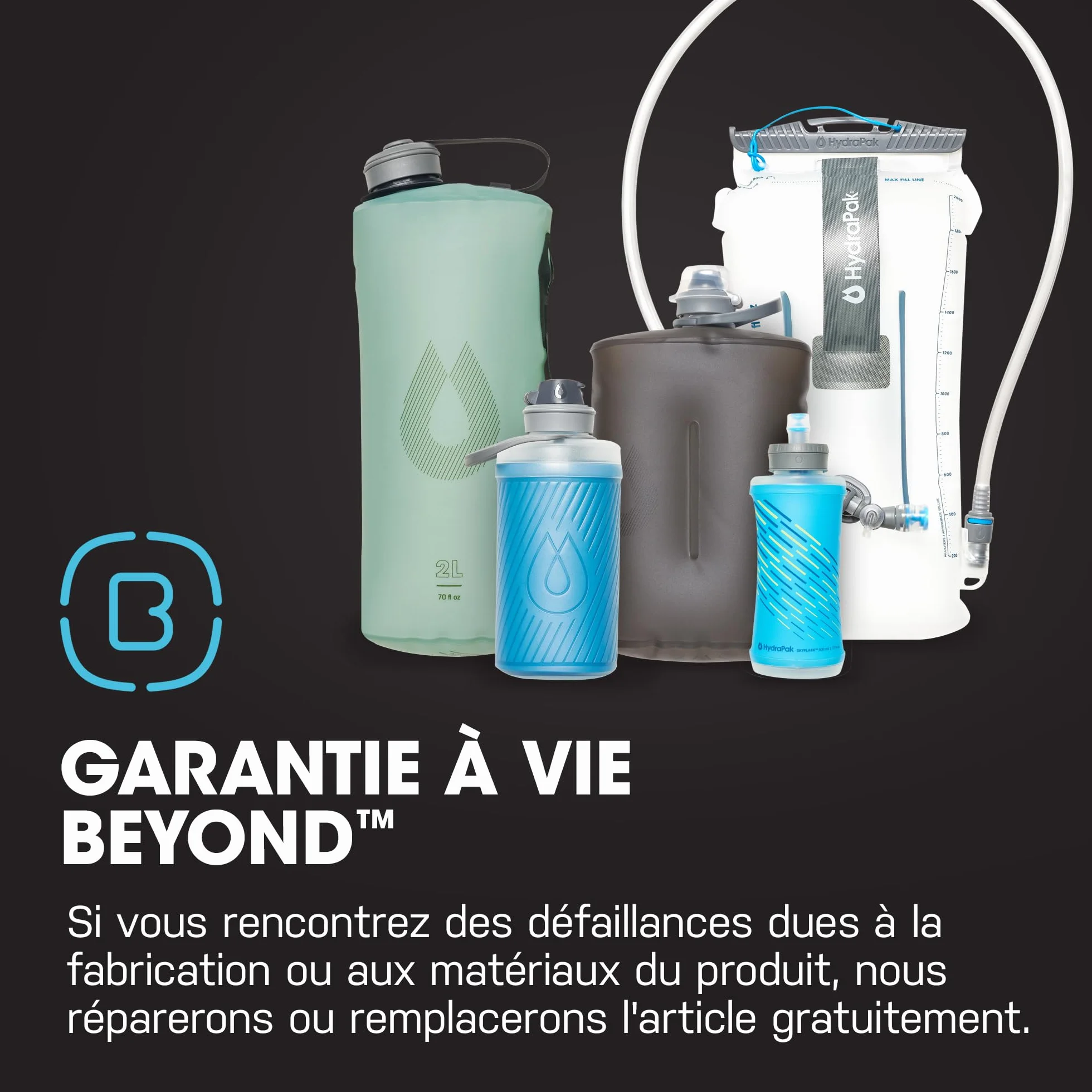 Bouchon Filtrant de 42 mm: Accessoire pour filtrer l'eau - Débit rapide - Parfait pour la randonnée, le camping, les voyages et la préparation aux situations d'urgence, Bleu