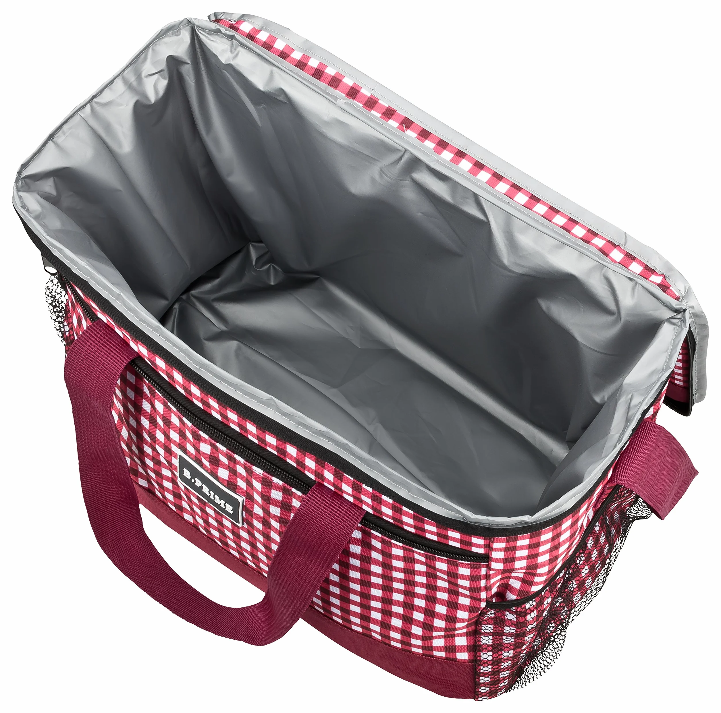 B.PRIME Sac Isotherme 20L Classic I 36x26x22cm I Glacière Souple Isotherme I Sac de Pique-Nique I Glacière Camping I Pique-Nique I Outdoor I Extérieur I Voyage I Courses I Auto I Différents Coloris