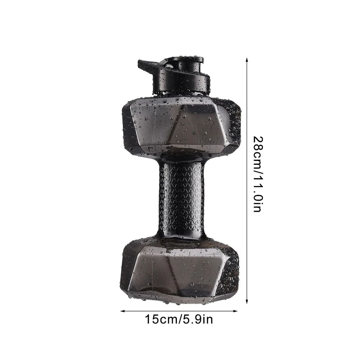 Poids à Eau, Haltères Aquatiques de 1500 ML, Haltères d'exercice Aérobique pour Le Sport Aquatique