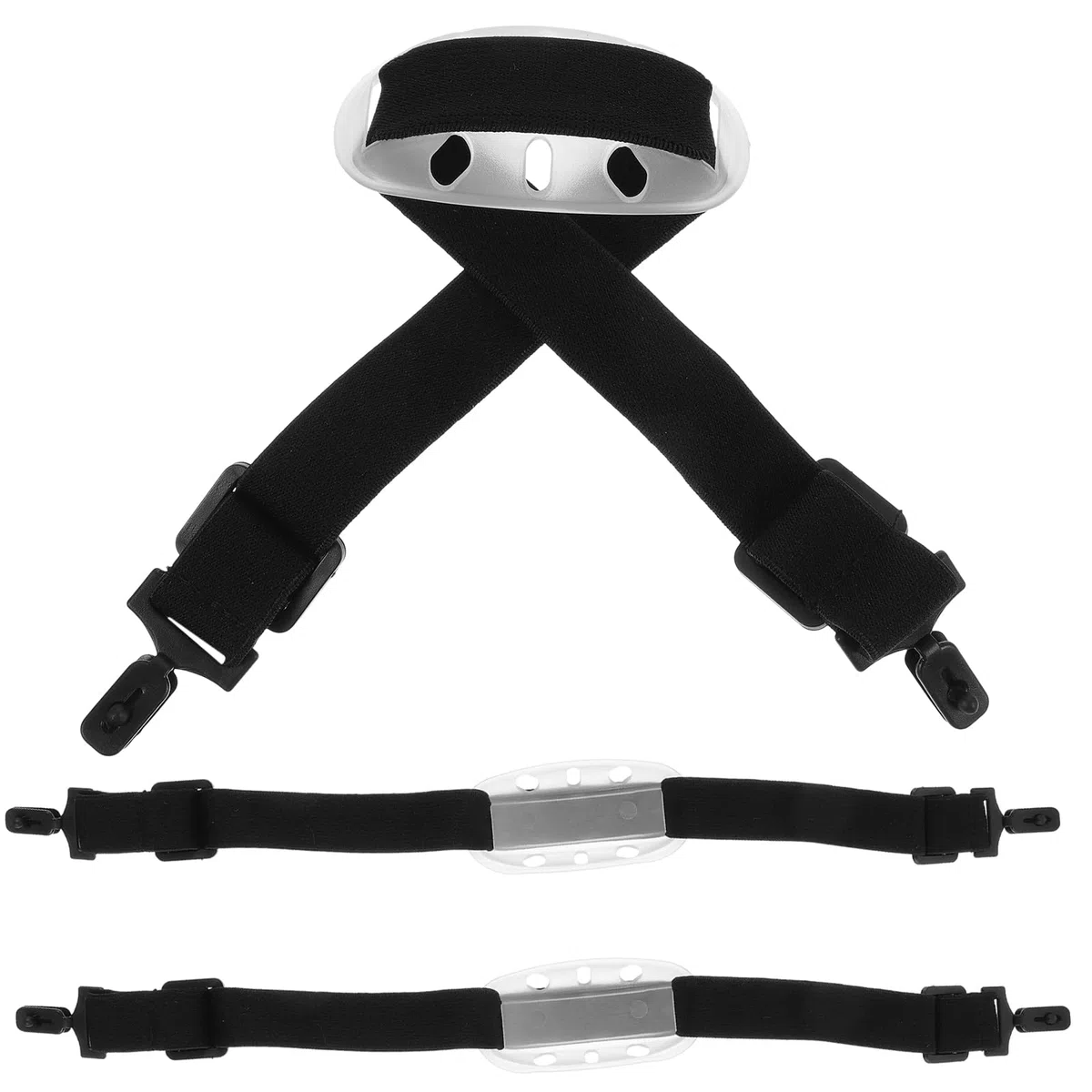 Housoutil Sangle De Menton Réglable pour Casque De Sécurité avec Boucle Élastique Protection Confort pour Travail Extérieur