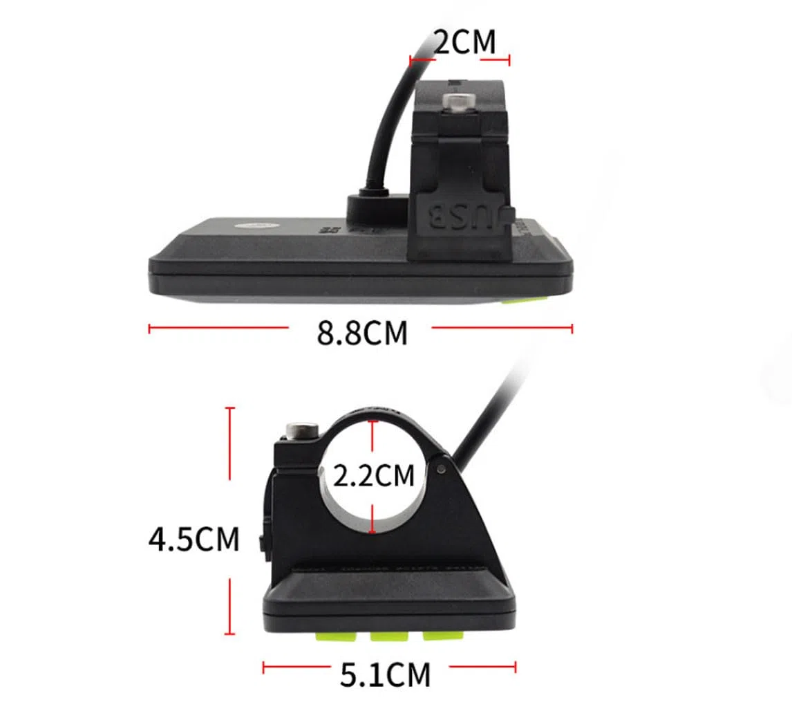 Ausi Écran LCD, 24 V, 36 V, 48 V, Compteur de Vitesse 6 Broches pour Scooter électrique (SM)