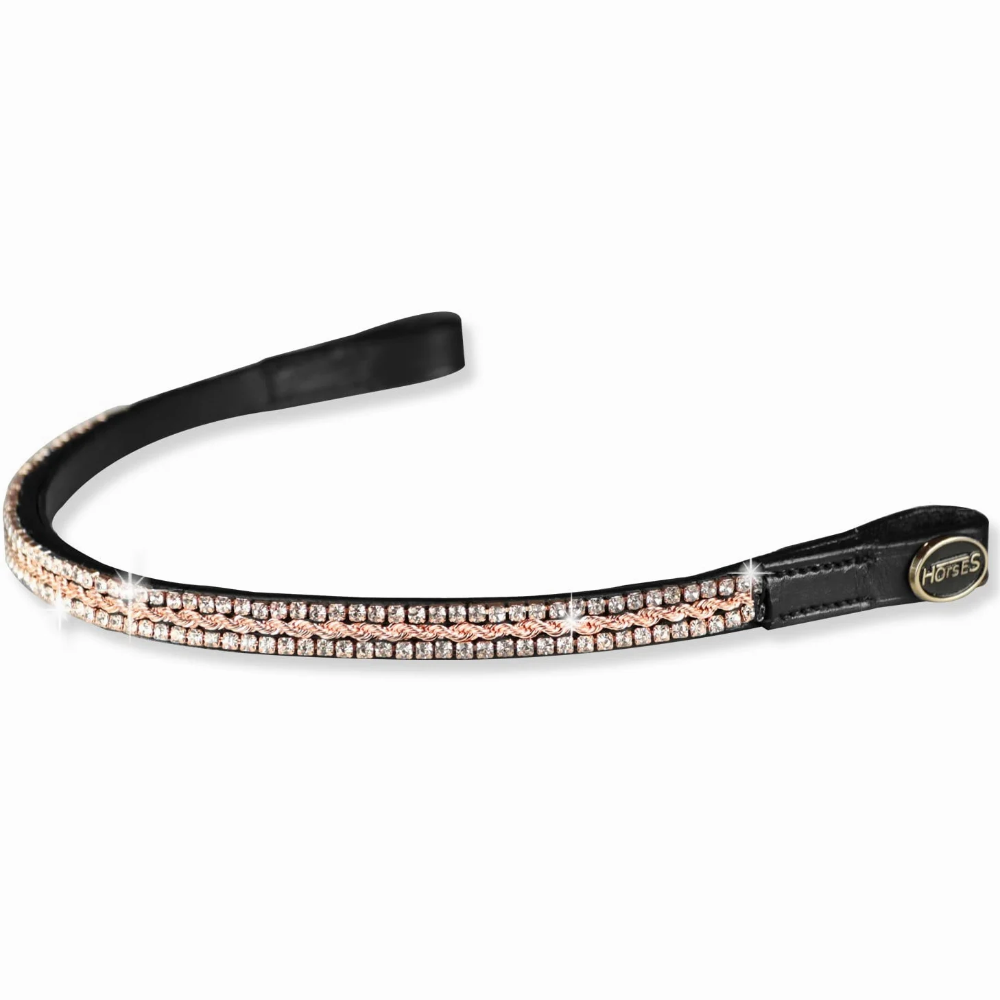 Horses Plaque frontale Crystal Rosegold, fabriquée avec des matériaux de haute qualité, durable, ergonomique et sûr