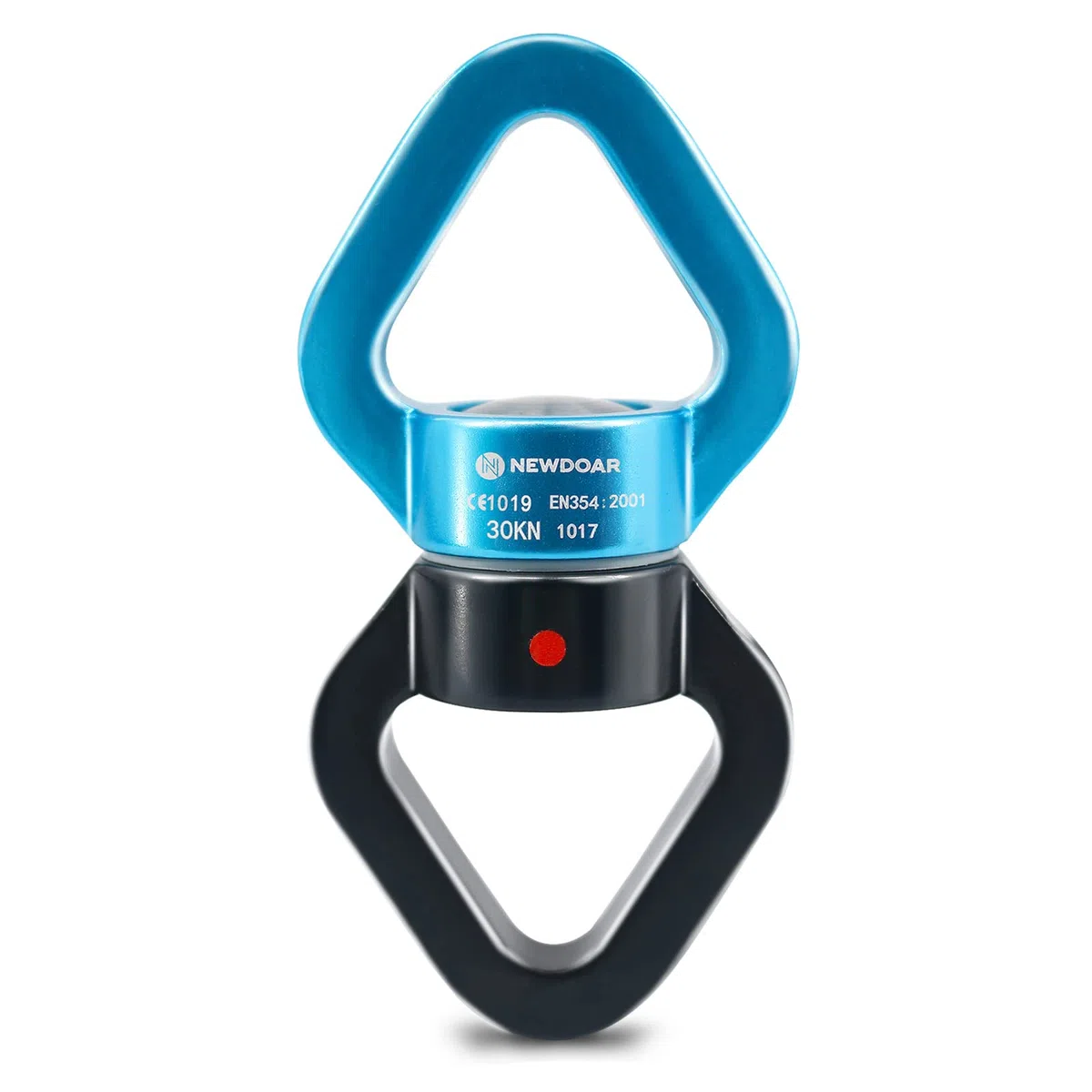 NewDoar Swing Swivel, 30KN Certifié CE Dispositif Pivotant à Micro-rotateur Descendeur Escalade pour La Danse Aérienne, La Balançoire de Yoga, Le Hamac Suspendu, D Escalade, L'arboriste