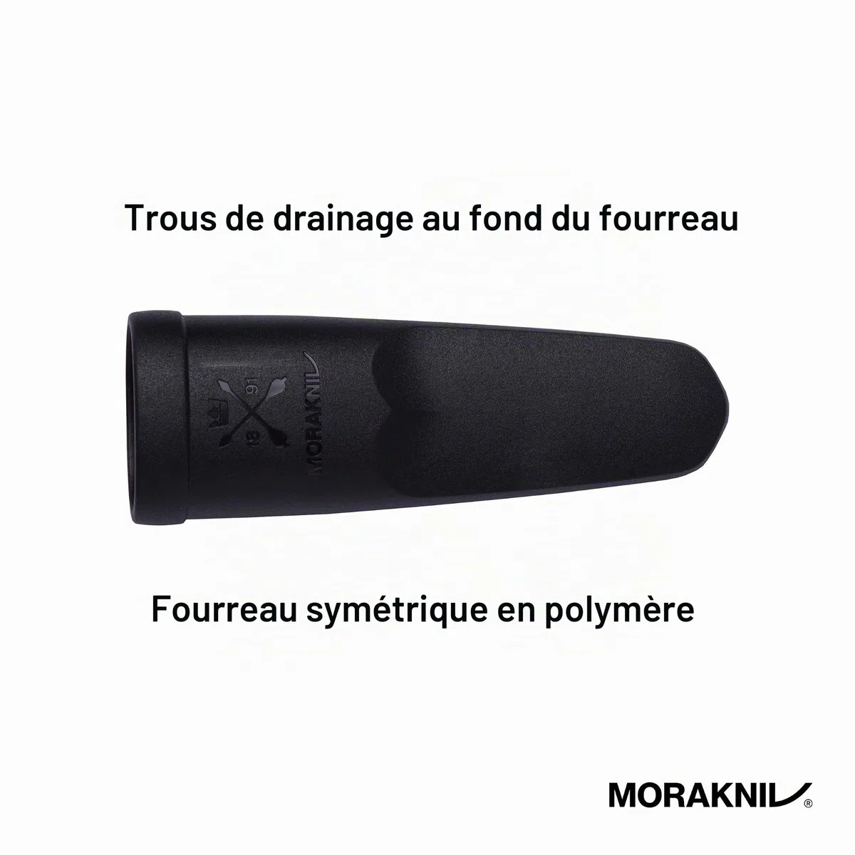 Morakniv Eldriss Poignard Mixte Adulte, Noir