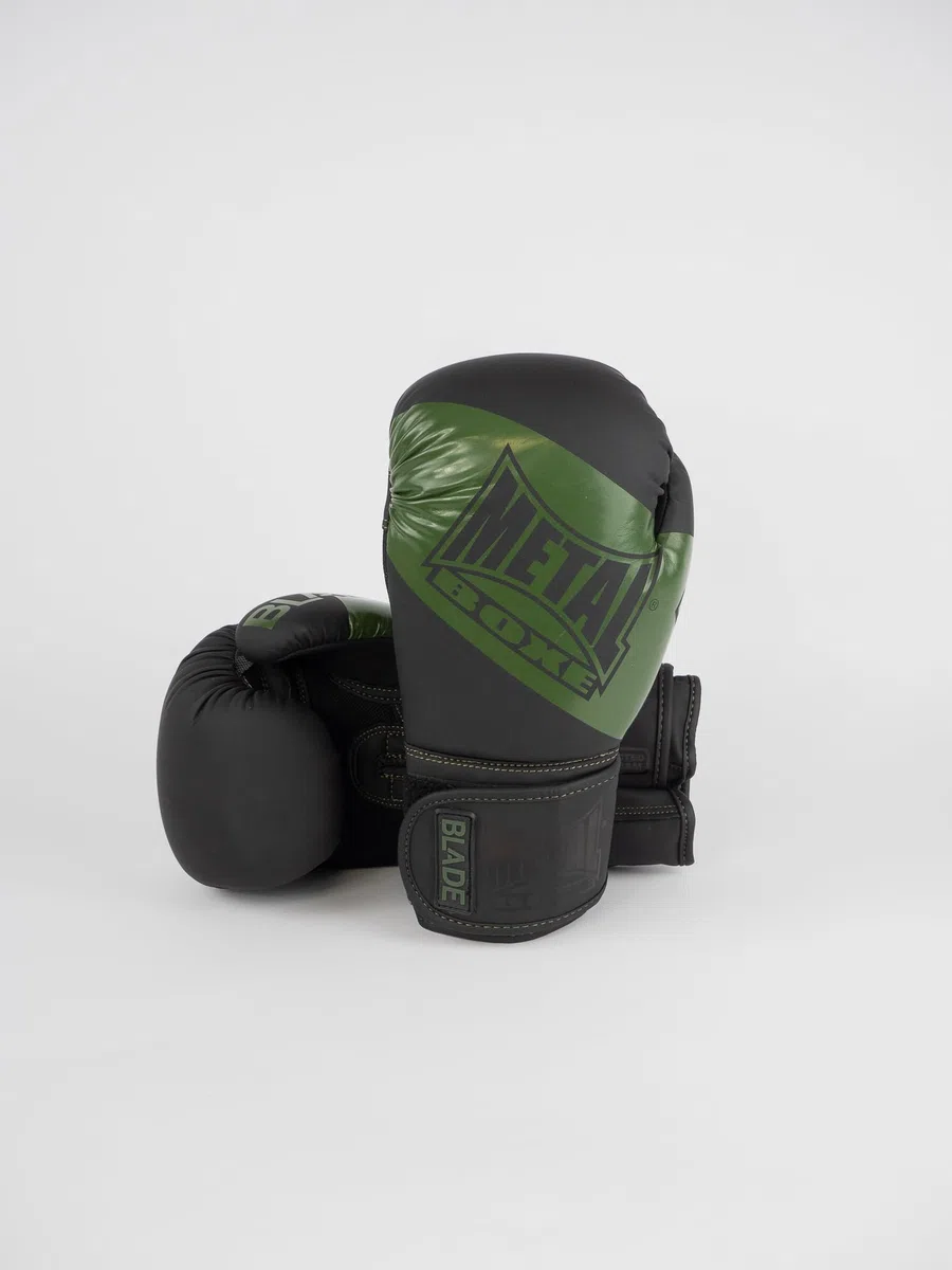 METAL BOXE Gants de Boxe Blade Black and White
