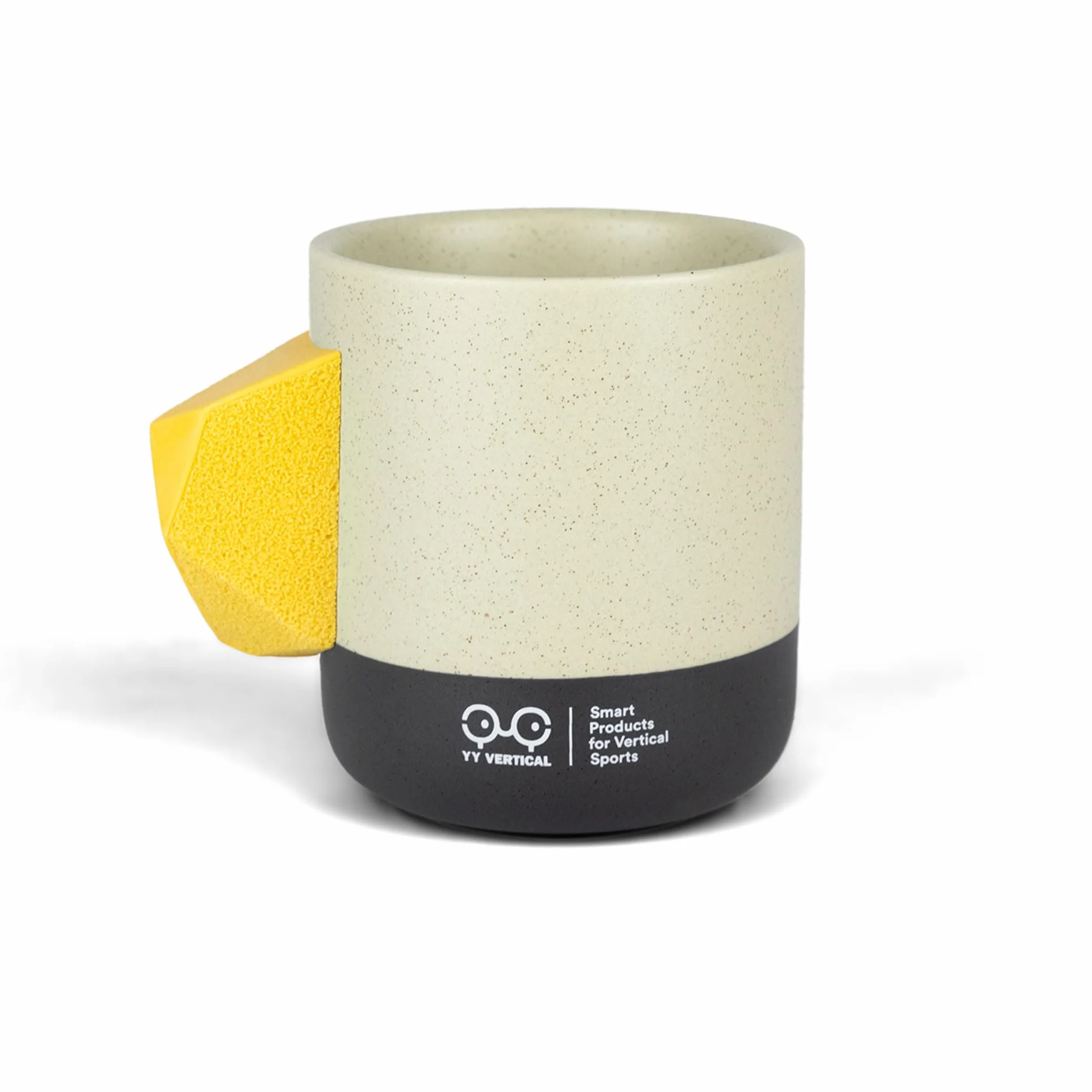 YY Vertical – Climbing Mug Evo avec prise d'escalade – tasse à café cadeau original pour grimpeur, Jaune