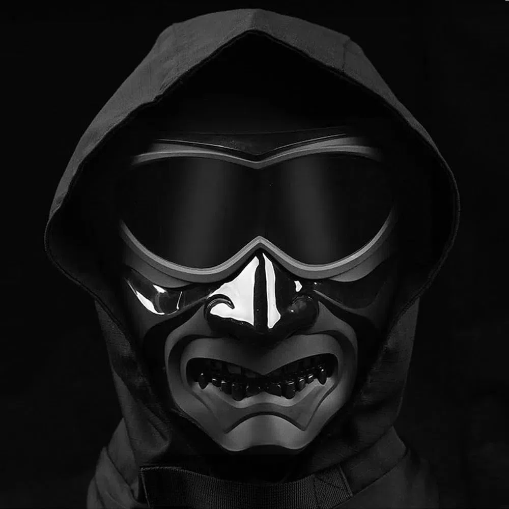 ACEXIER Masque Tactique Airsoft Paintball Shooting CS War Game Masque de Protection Halloween Party Cosplay Prop Night Knight Mask