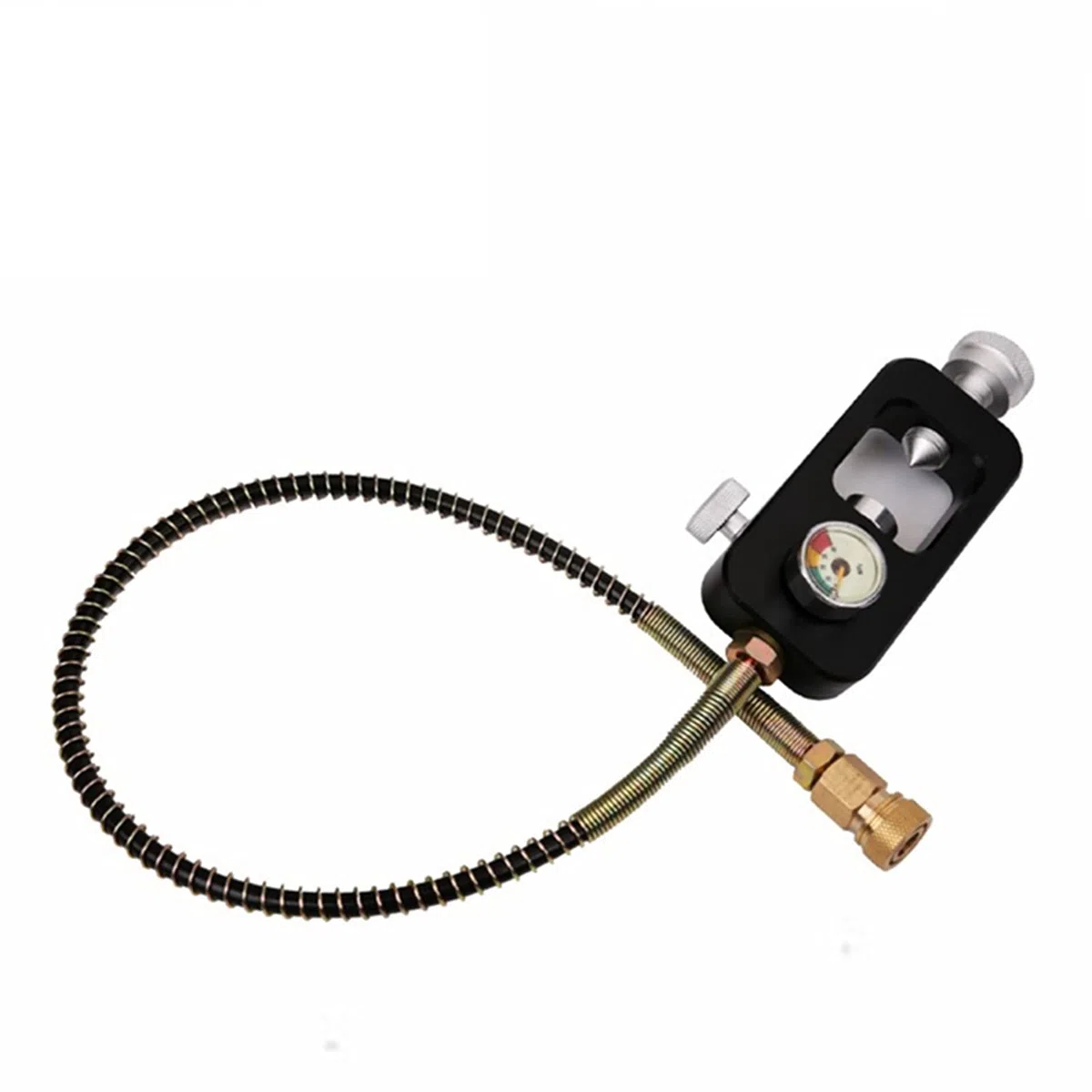TUXING Valve Joint de plongée, Paintball Station de Remplissage de plongée, système de gonflage de Joint de Remplissage de réservoir HPA avec Tuyau d'air de Remplissage de Paintball 4500 PSI PCP