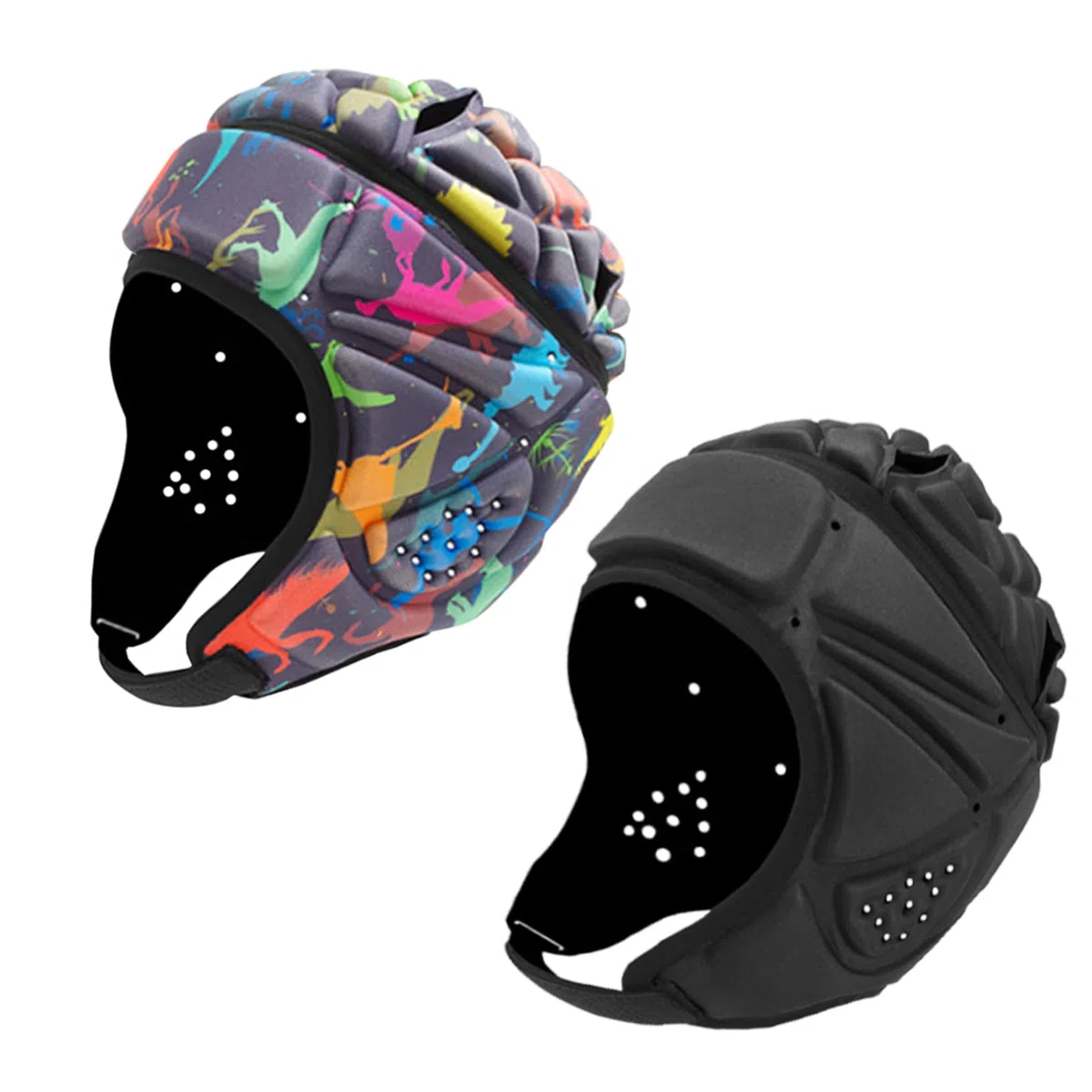 Casque de Rugby Réglable Protection Adhésive pour Adultes