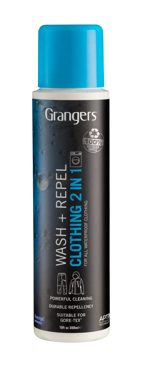 Grangers Wash + Repel Clothing 2 in 1, Lessive Vêtements Techniques