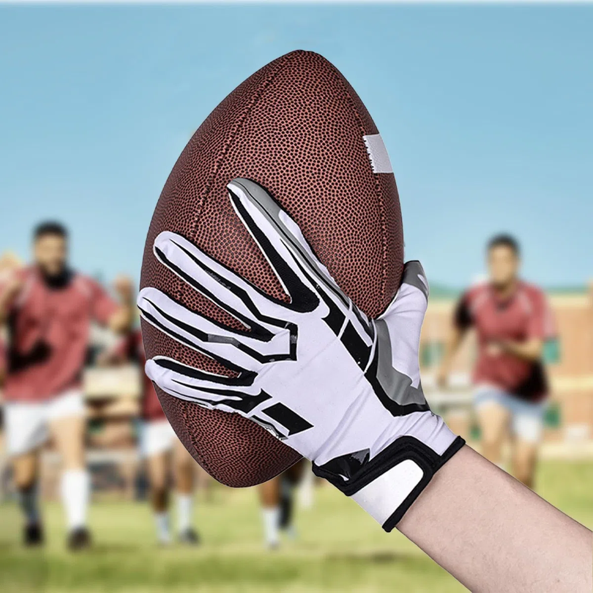 Gants de softball - Gants de frappe de baseball, gants de sport antidérapants, gants respirants, paume super adhérente, gants de jeu de baseball pour adultes, hommes et femmes
