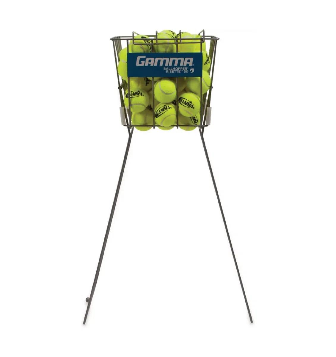 Gamma Paniers de micros de Balle de Tennis pour Une Prise en Main Facile, Plusieurs Couleurs avec capacité de 50 à 140 balles