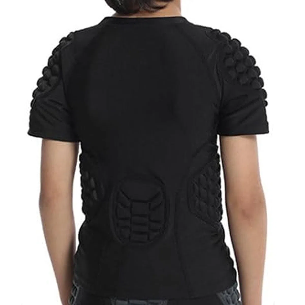 Protecteur de côtes de Football pour garçons rembourré, protège-Poitrine de Baseball pour Jeunes | Chemise de Protection rembourrée côtelée de Baseball,Chemises rembourrées pour à Manches