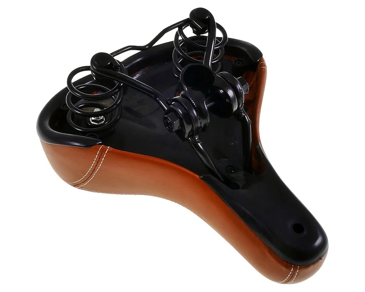 Selle de vélo confortable avec suspension pour homme et femme