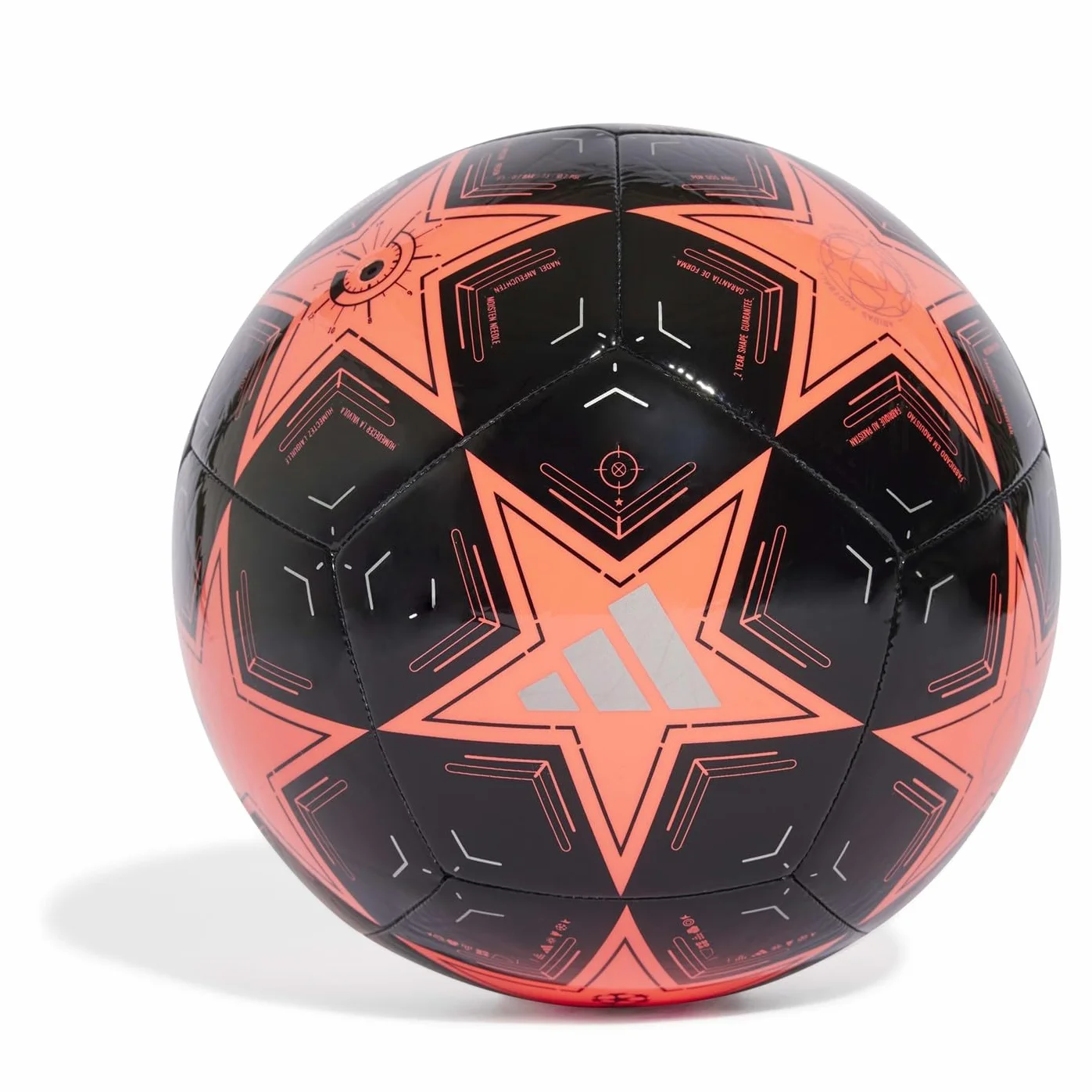 adidas UEFA Champions League Club IX4064 Ballon de Football, Unisexe, Noir, 4 UE